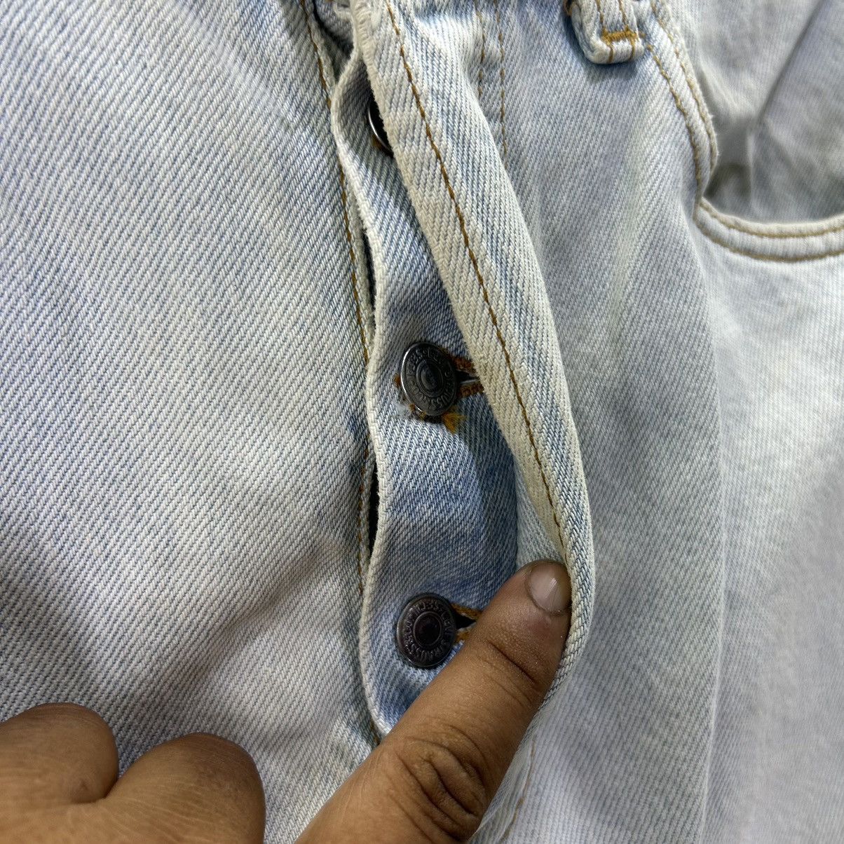 Levi's Vintage Levi’s 524 USA Punk Zipped Custom Rare Design Denim Size US 29 - 9 Thumbnail