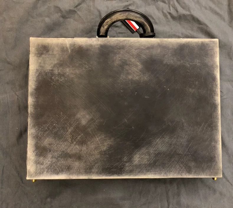 Thom Browne Thom Browne Three-stage aged briefcase Size ONE SIZE - 9 Thumbnail