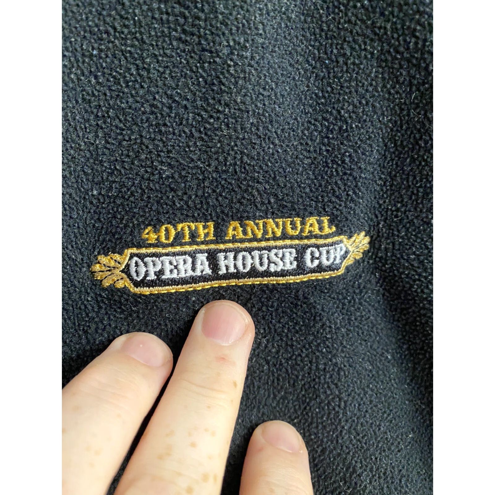 Vintage VINTAGE Nantucket Opera House Cup Sailing Race Wooden Yacht Fleece Vest S Black Men Size US S / EU 44-46 / 1 - 3 Thumbnail