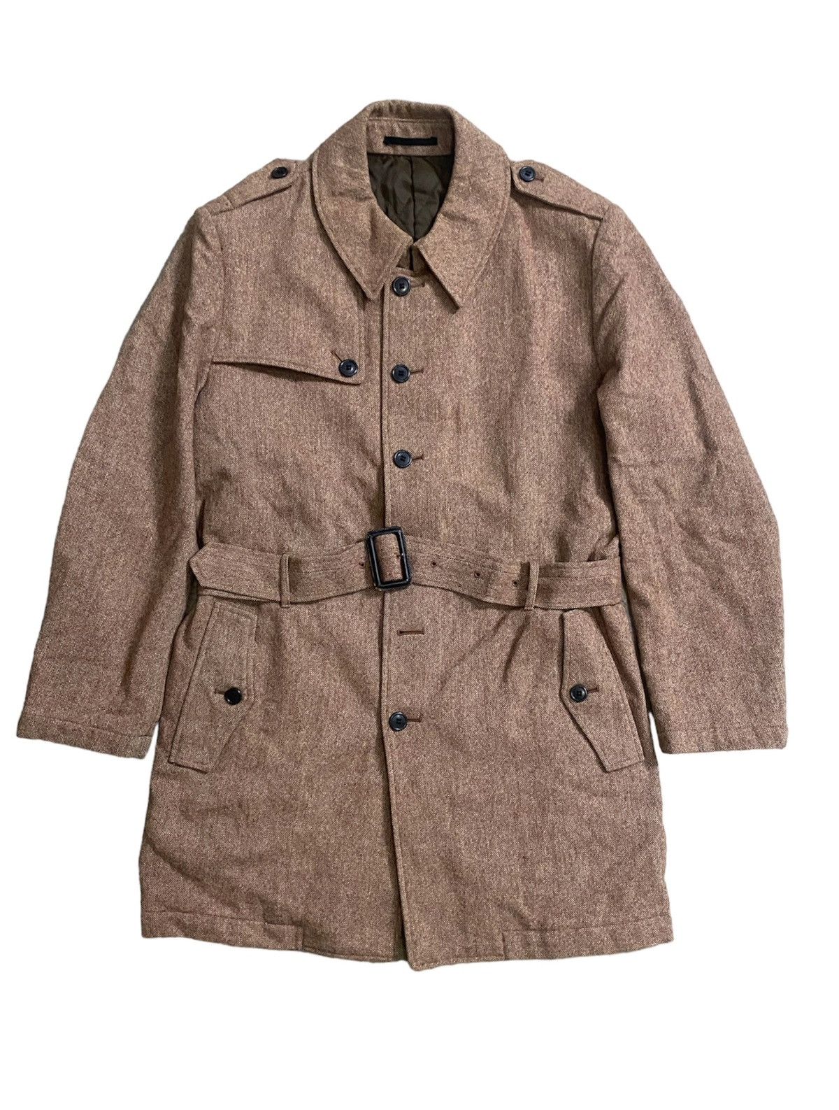 Vtg Yohji Yamamoto Wool Trench jacket