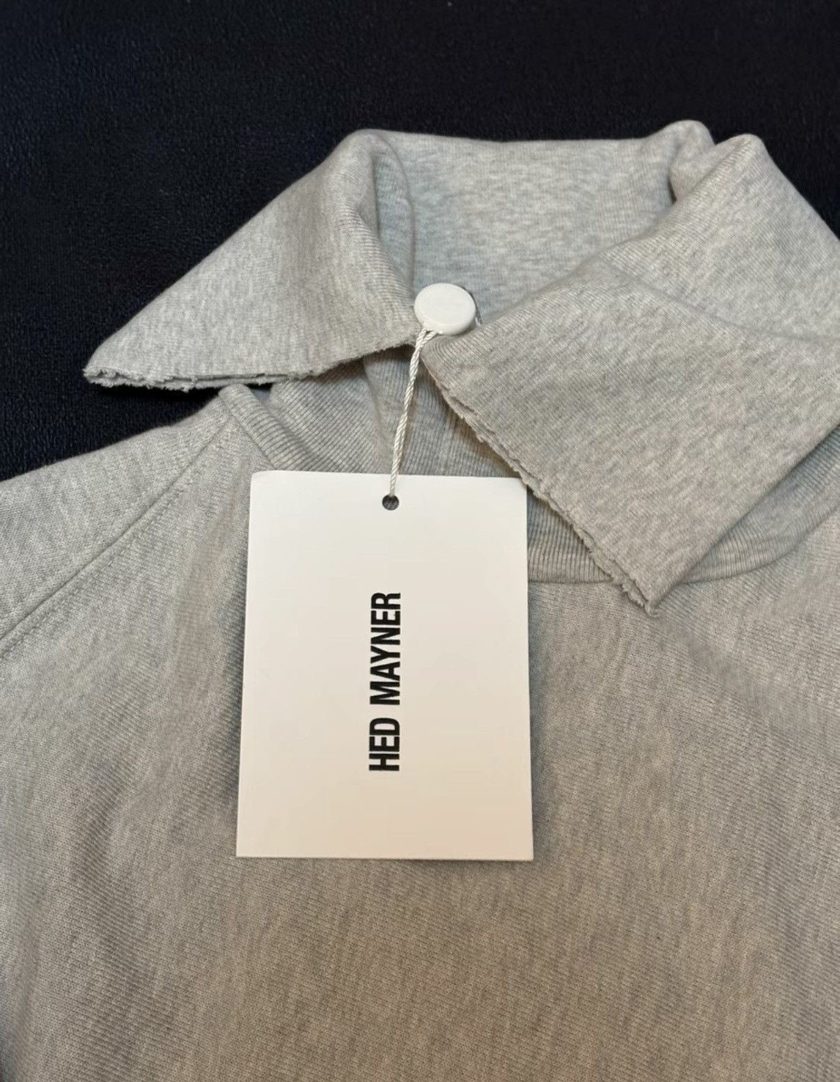 Hed Mayner Hed Mayner 24AW High-Neck Destroyed Sweatshirt Size US XS / EU 42 / 0 - 4 Thumbnail