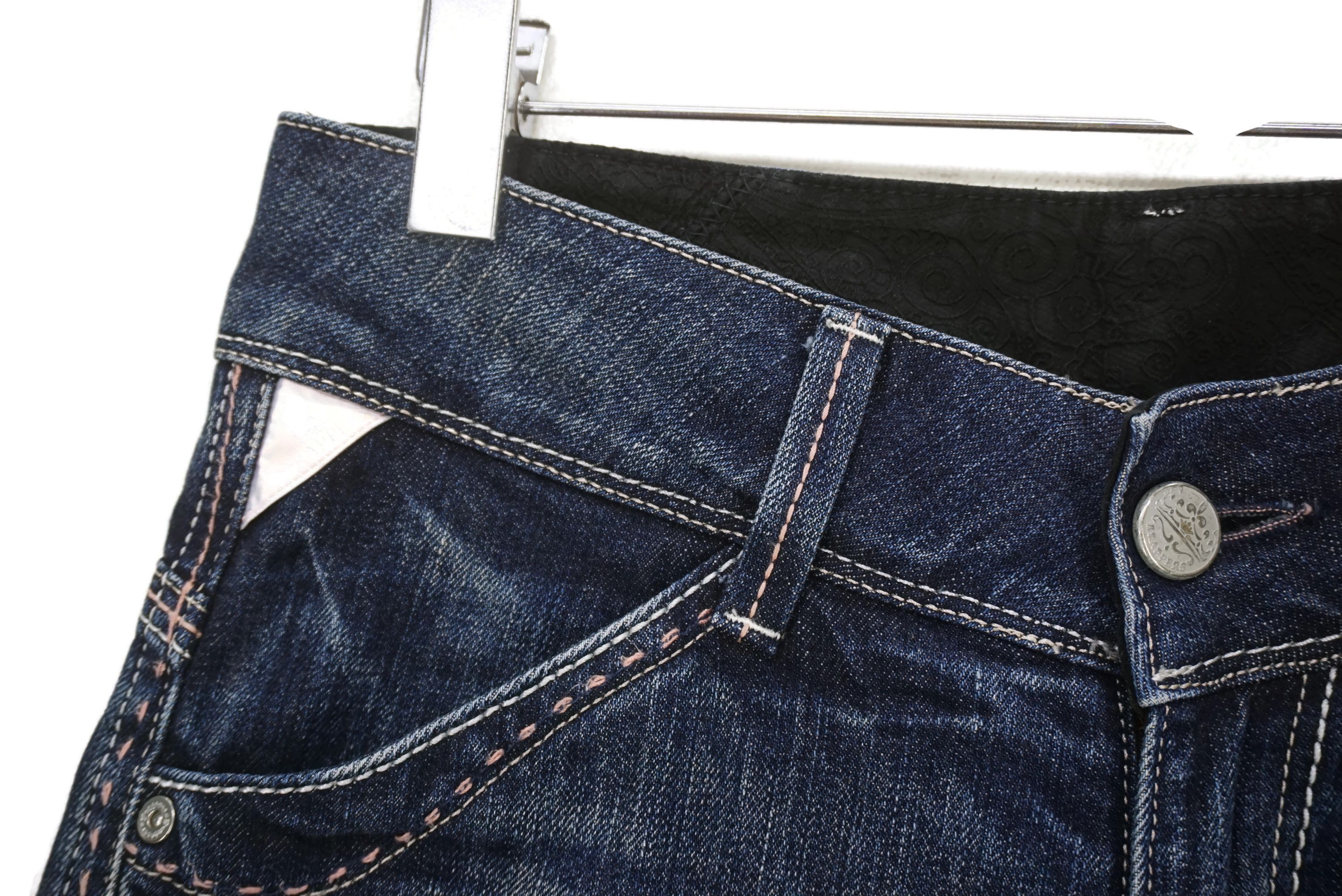 Japanese Brand Brappers Jeans fit W29xL29 Made in Japan Low Rise Bootcut Size 26" / US 2 / IT 38 - 4 Thumbnail