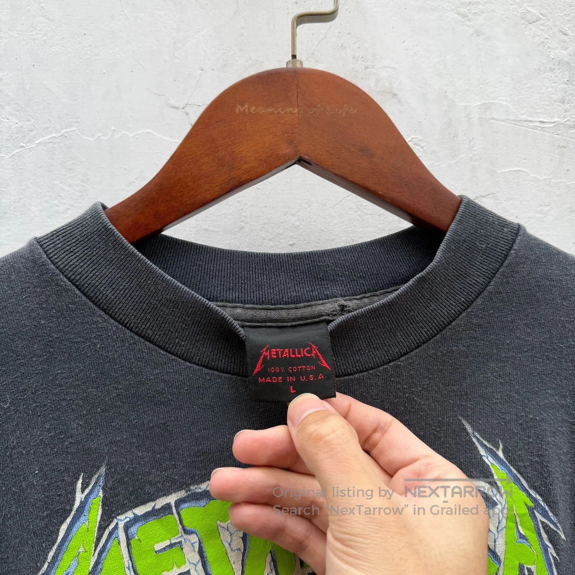 Vintage Vintage Metallica 90s Band Tee. Size US M / EU 48-50 / 2 - 3 Thumbnail