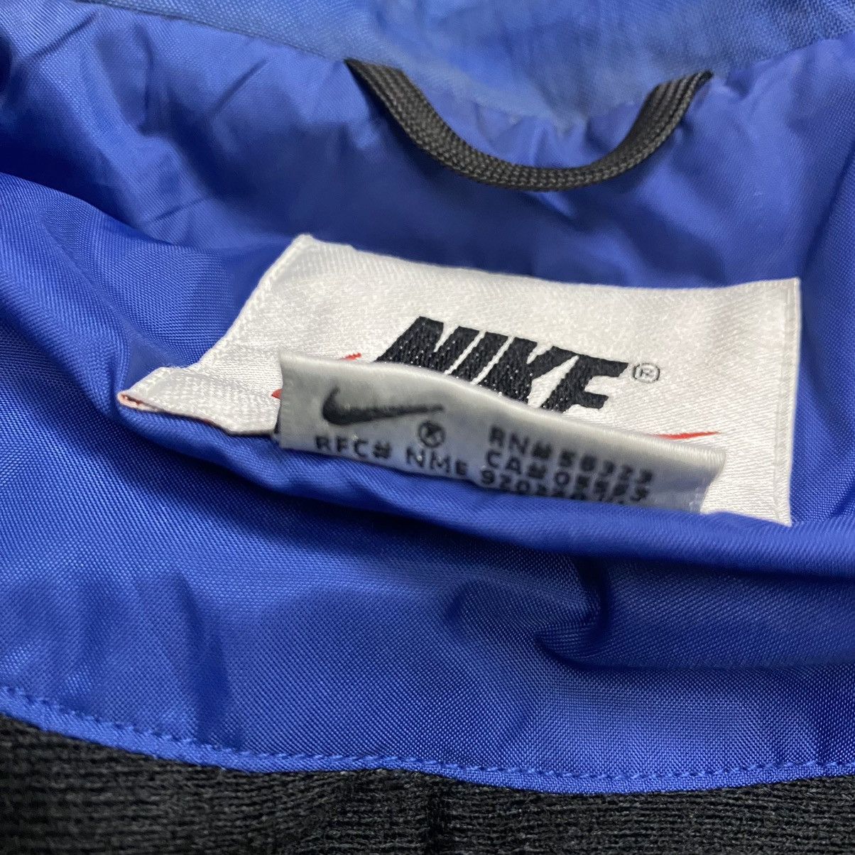Nike × Vintage 【Rare】90's NIKE Silver Tag Embroidered Logo Nylon Jacket Size US XL / EU 56 / 4 - 15 Thumbnail