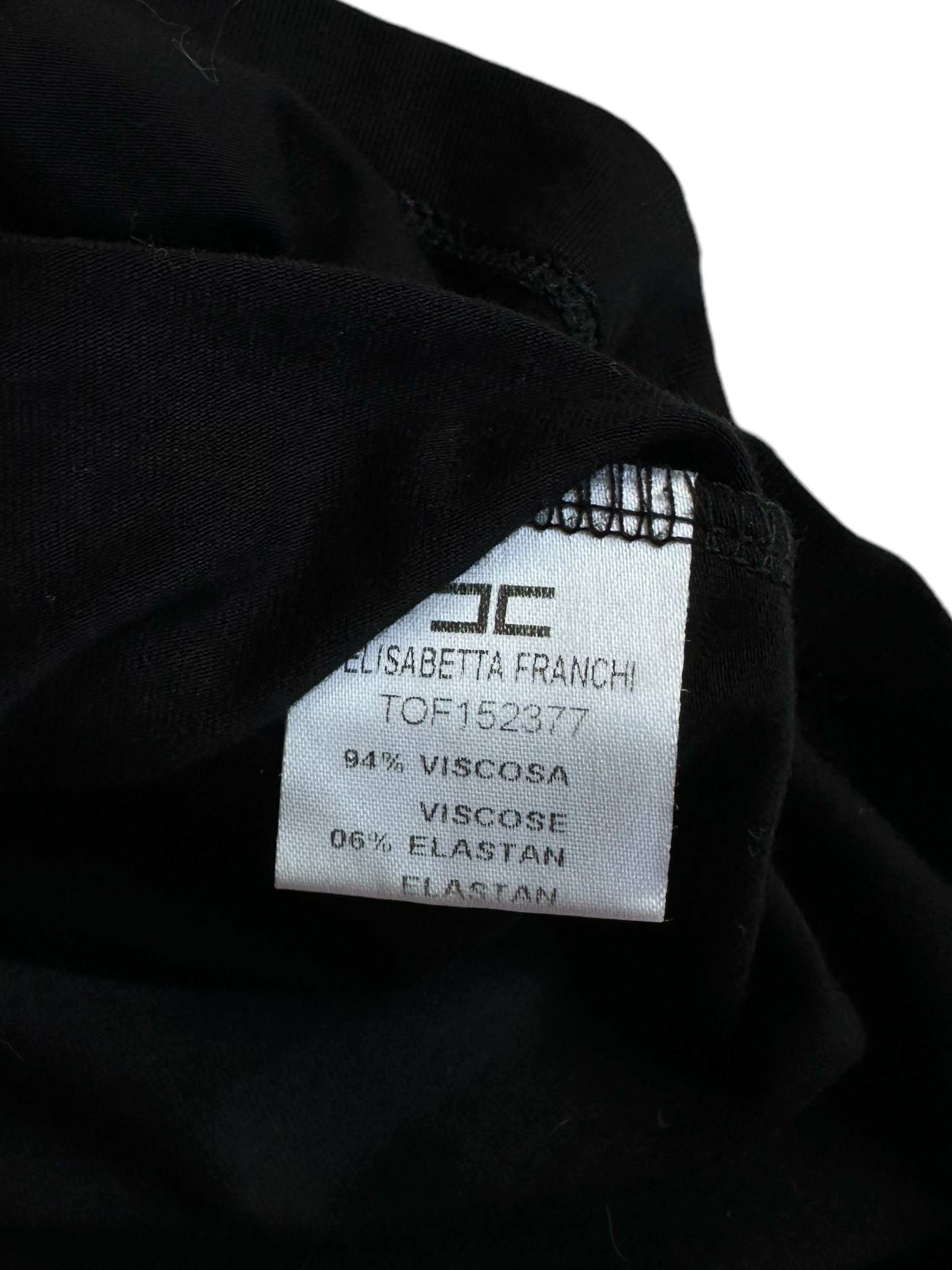 Elisabetta Franchi Elizabetta Franchi Black Diamond Logo Top Size M / US 6-8 / IT 42-44 - 5 Thumbnail
