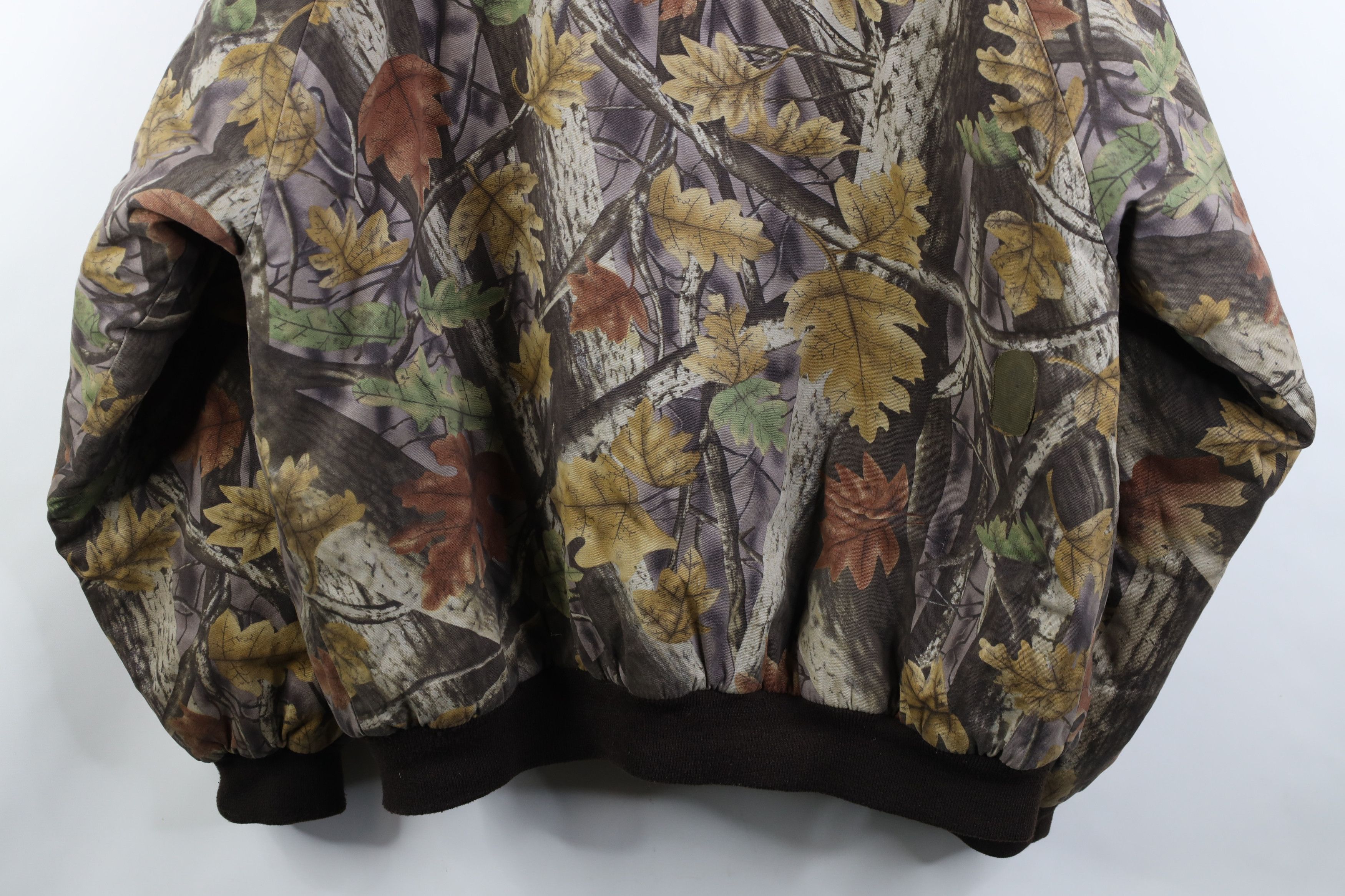 Vintage Vintage 90s Streetwear Camouflage Quilted Bomber Jacket Size US XL / EU 56 / 4 - 13 Thumbnail