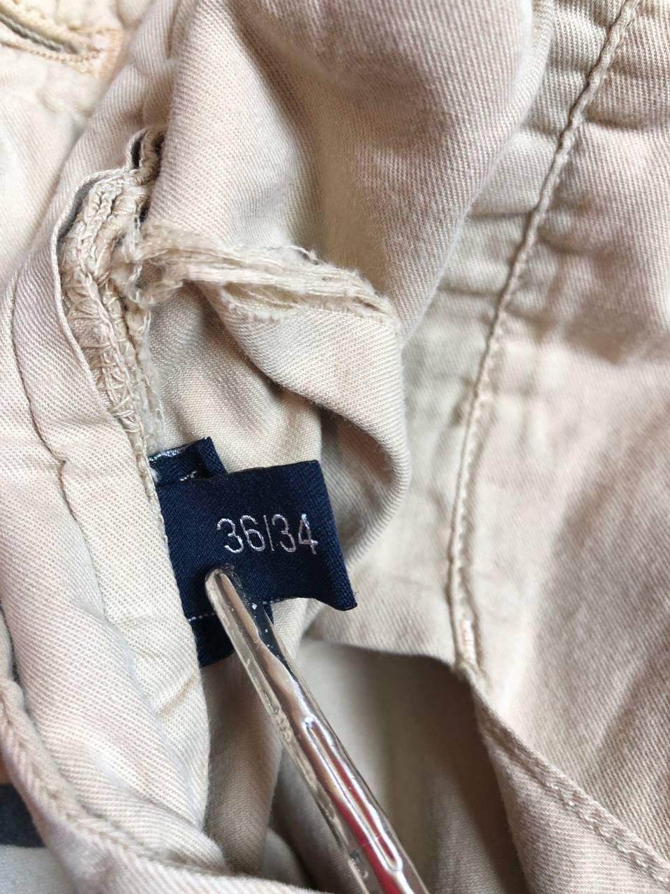 Polo Ralph Lauren × Rugby Ralph Lauren × Vintage Vintage Polo Ralph Lauren Cargo Pants Beige Y2K Size US 34 / EU 50 - 4 Thumbnail