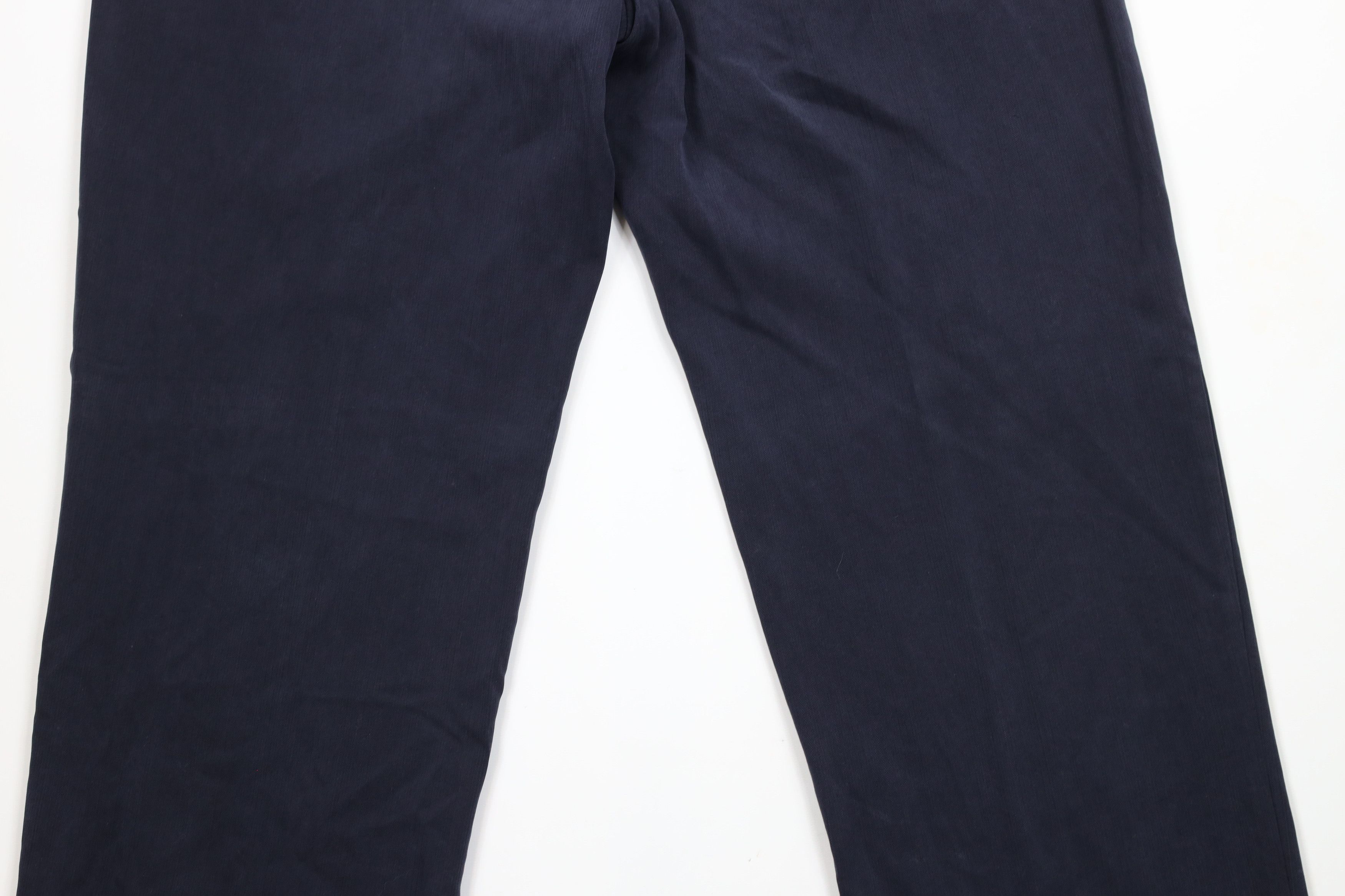 Tommy Bahama × Vintage Vintage Tommy Bahama Wide Leg Silk Blend Chino Pants Blue Size US 36 / EU 52 - 11 Thumbnail