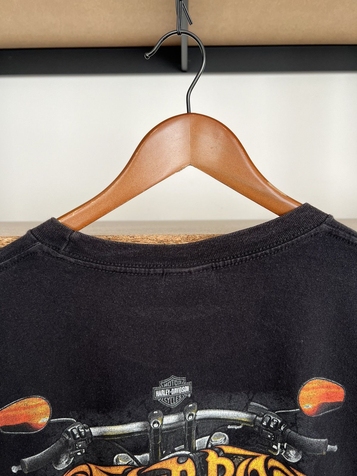 Harley Davidson Vintage 2017 Harley Davidson Snake Mother Road Black T-shirt Size US XXL / EU 58 / 5 - 17 Thumbnail
