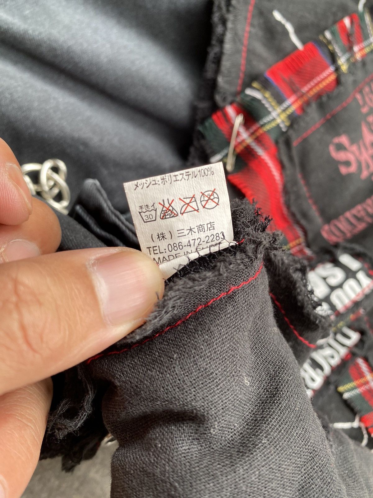Vintage Vintage Too Fast To Live Too Young To Die x Mad punk Pants Size US 31 - 12 Thumbnail