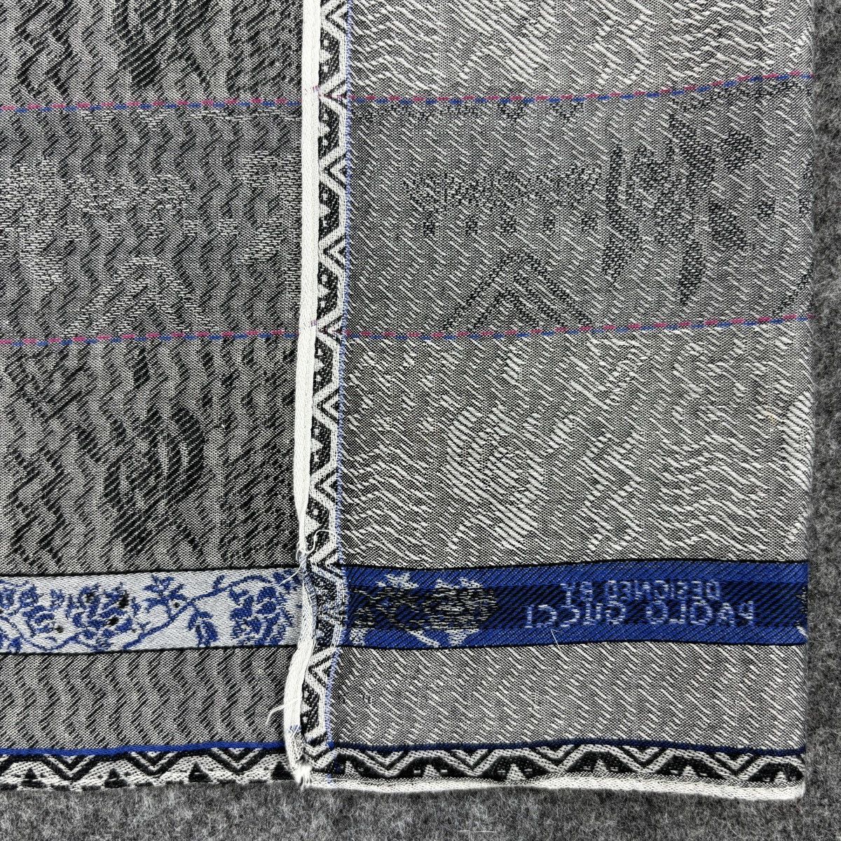 Paolo Gucci × Vintage Handkerchief # E008 # Bandana # Neckerchief Size ONE SIZE - 4 Thumbnail