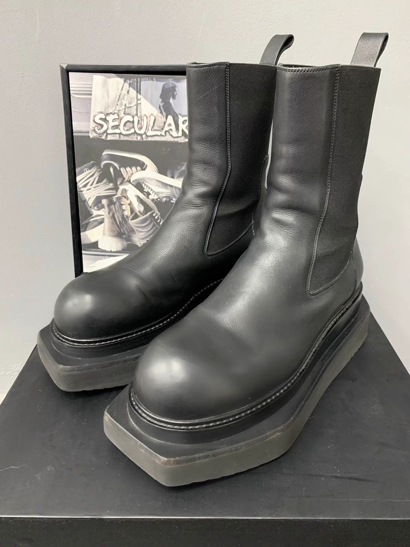 Rick Owens Rick Owens runway platform high boots Size US 9 / EU 42 - 3 Thumbnail