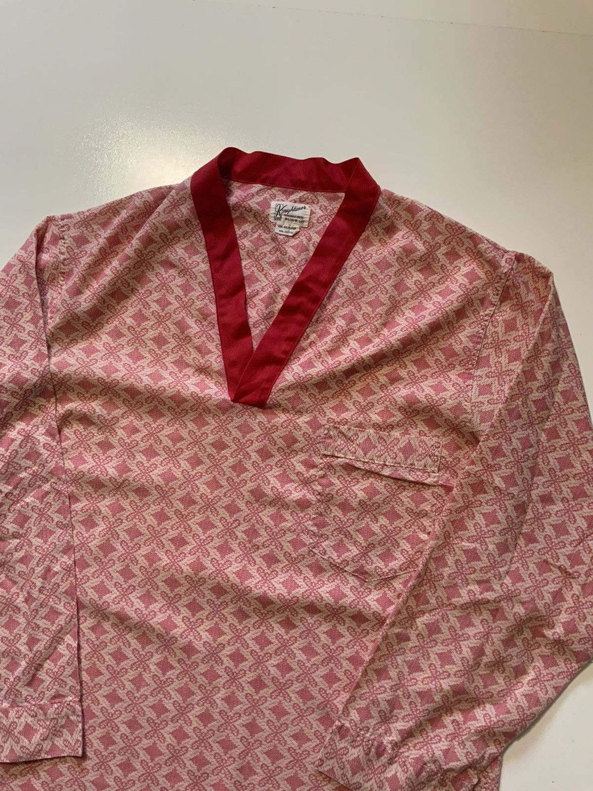 Vintage Vintage 1960s Knightimer Permanent Press MCM Pullover Shirt Size US M / EU 48-50 / 2 - 3 Thumbnail