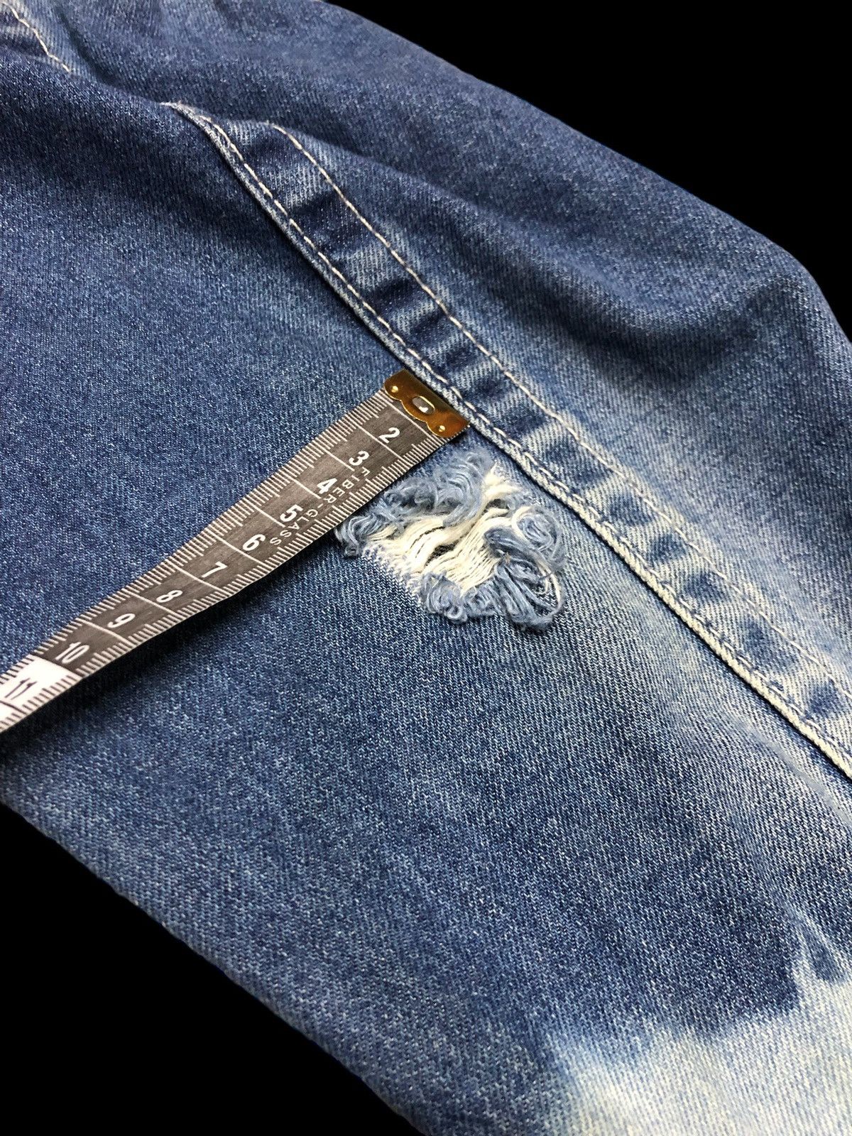 True Religion TWO TONE BLEACHED TRUCKER JACKET Size US XXL / EU 58 / 5 - 7 Thumbnail