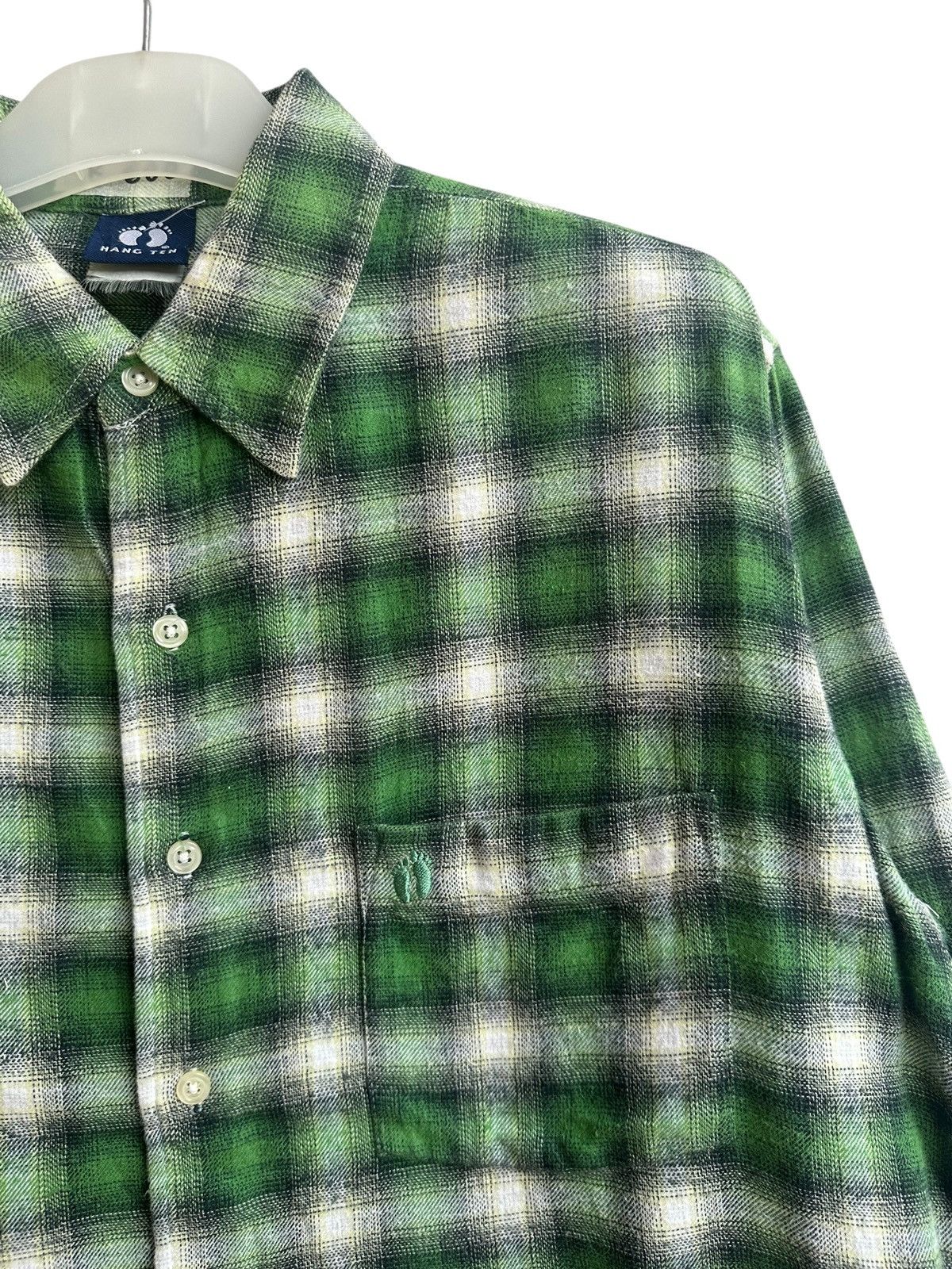 Hang Ten Hang Ten Classic Green Checked Flannel Size US M / EU 48-50 / 2 - 4 Thumbnail