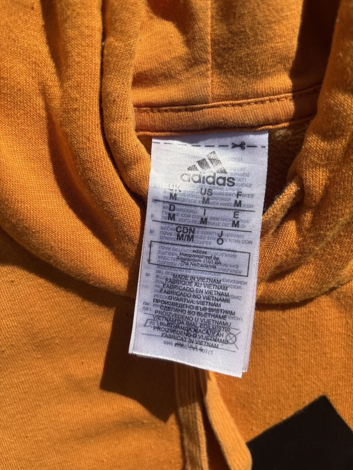 Adidas Adidas orange hoodie Size US M / EU 48-50 / 2 - 2 Thumbnail