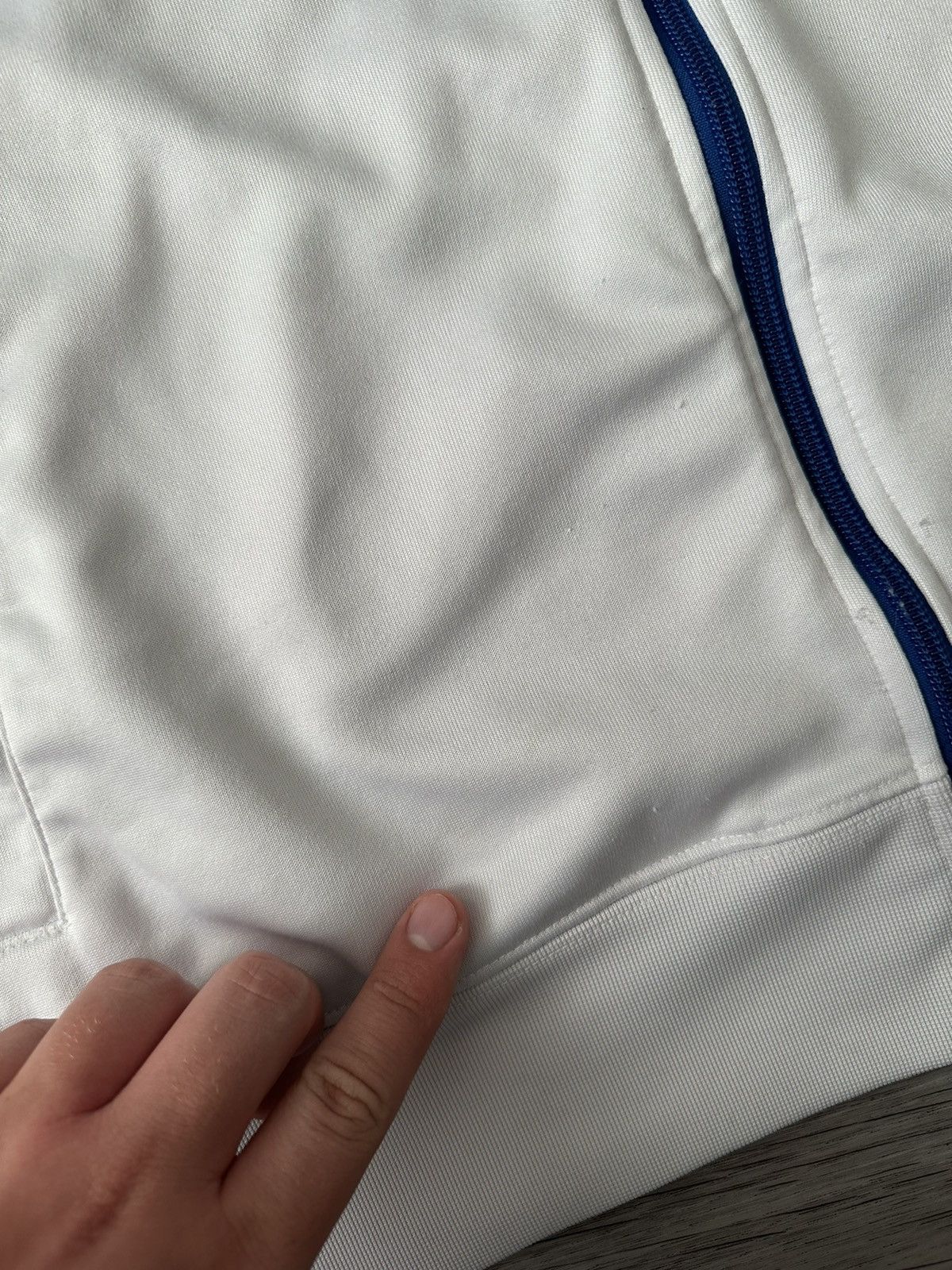 Nike Nike England Vintage White Track Top Jacket Hype y2k size XL Size US XL / EU 56 / 4 - 12 Thumbnail