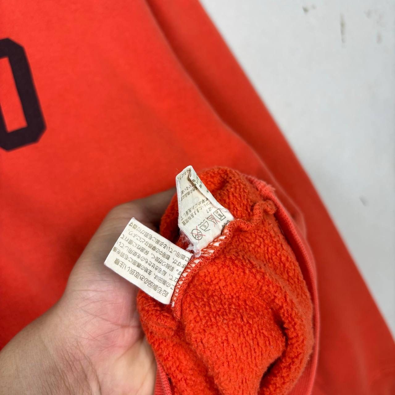 Polo Ralph Lauren VTG Polo Ralph Lauren Orange Spellout Sweatshirt Size US M / EU 48-50 / 2 - 5 Thumbnail
