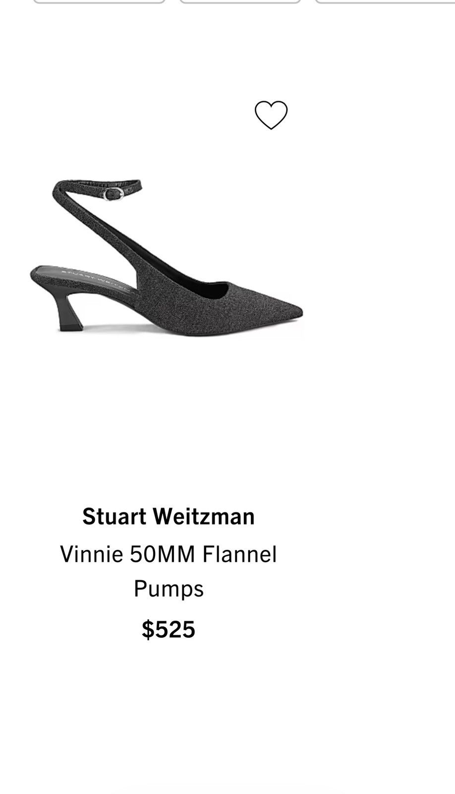 Stuart Weitzman Stuart Weitzman Flannel Charcoal Pump Size US 9 / IT 39 - 5 Thumbnail