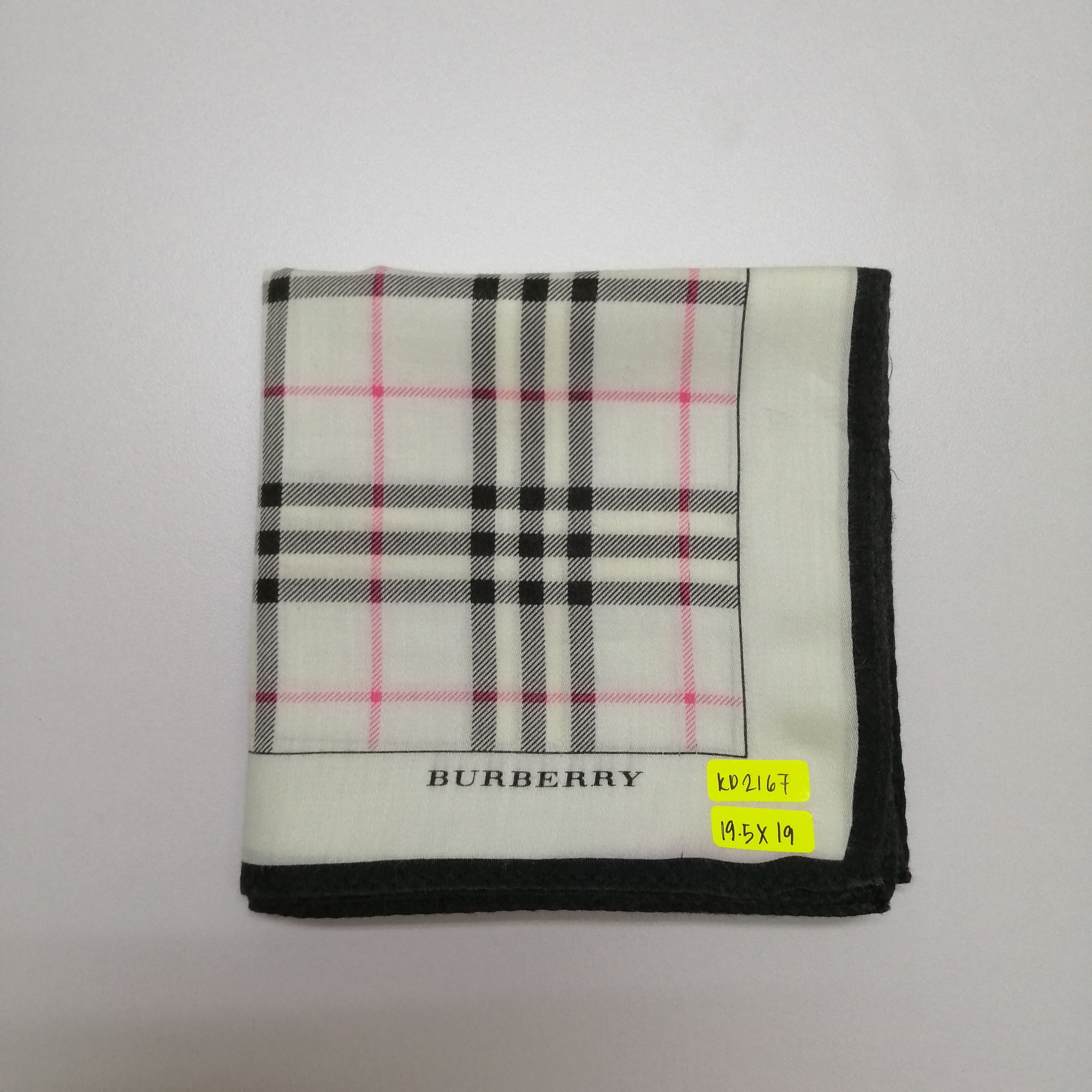 Burberry × Vintage Burberry Handkerchief/Neckerchief/Bandana-KD2167 Size ONE SIZE - 7 Thumbnail