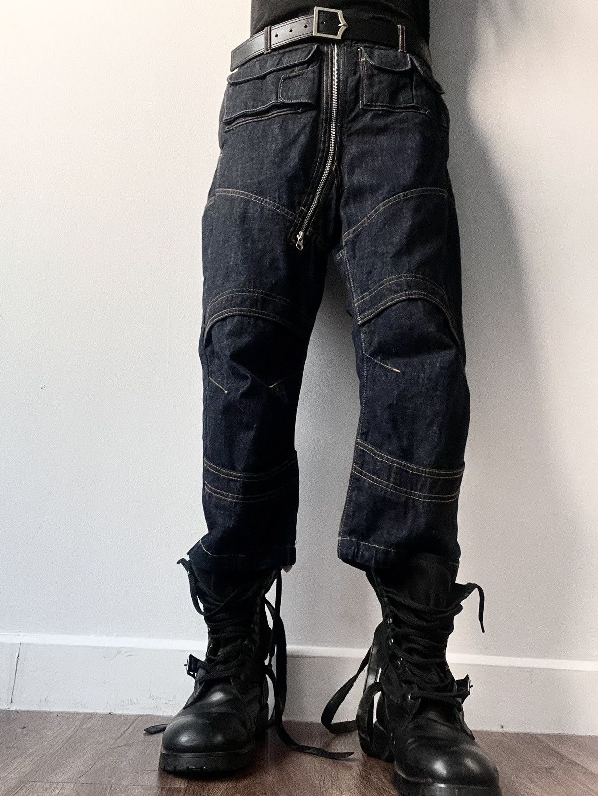 CABANE de ZUCCa Cabane De Zucca Multi Pocket Baggy Jeans Size US 32 / EU 48 - 2 Thumbnail