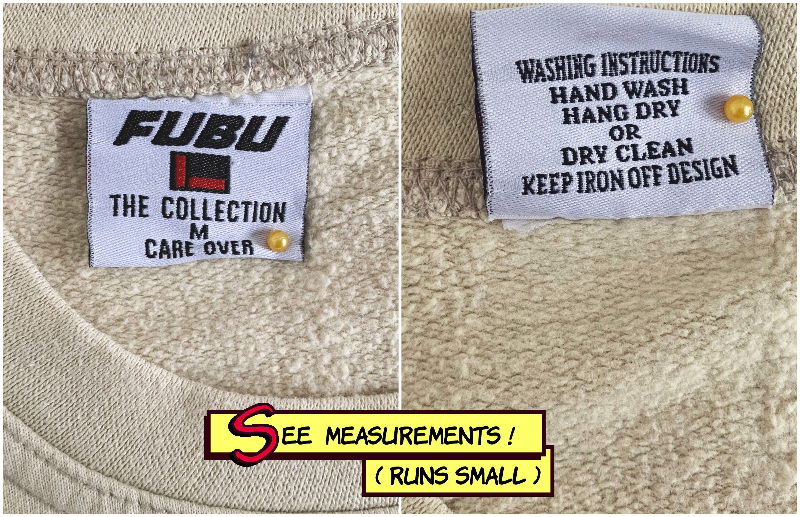 Fubu Vintage 90s FUBU Sweatshirt Crewneck Rap Hip hop Oversize S Size US S / EU 44-46 / 1 - 7 Thumbnail