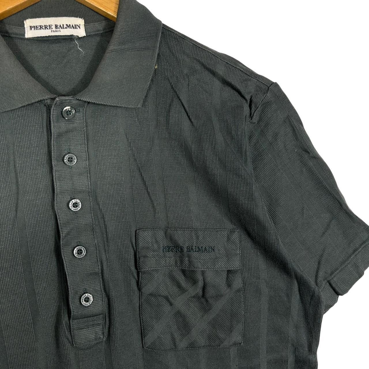 Pierre Balmain Vintage PIERRE BALMAIN PARIS Embroidered Logo Polo Tee Shirt Size M / US 6-8 / IT 42-44 - 4 Thumbnail