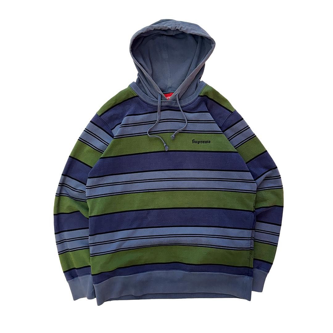 専用　超希少‼️Supreme Striped Crest Hoodie 07aw Supreme（シュプリーム） 07AW Striped Crest Hoodie ストライプ