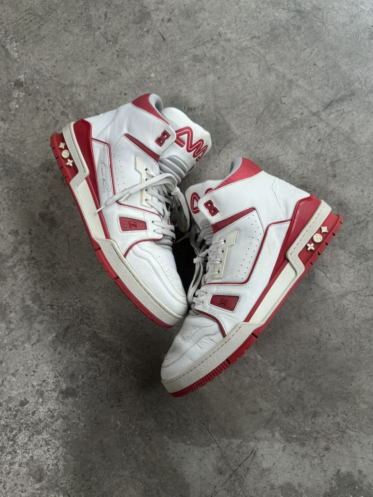 Louis Vuitton Louis Vuitton Virgil Abloh Trainers High Top Sz 11 us Size US 11 / EU 44 - 1 Thumbnail