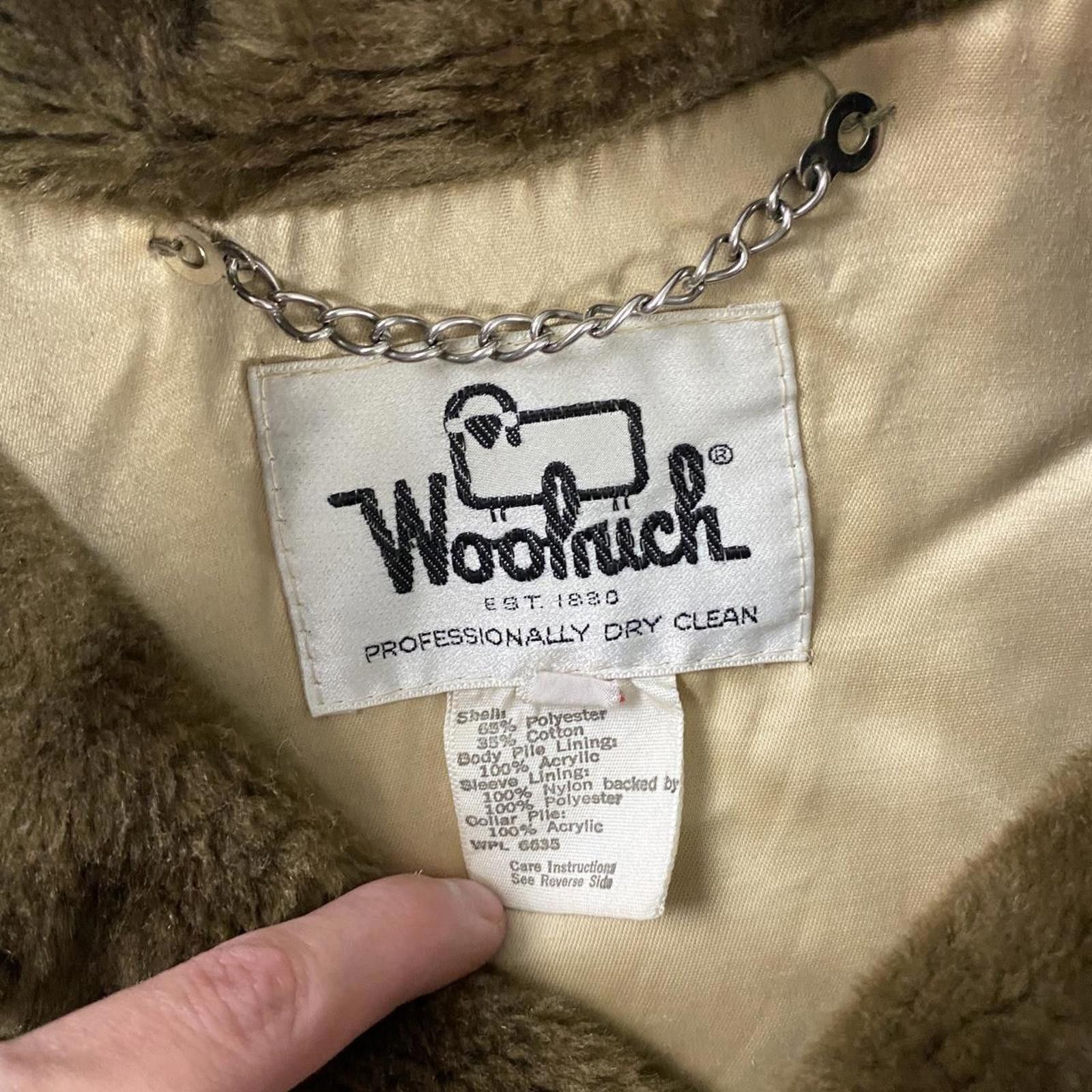 Woolrich Woolen Mills Vintage Woolrich Made In USA Fur Over Coat Size US L / EU 52-54 / 3 - 3 Thumbnail