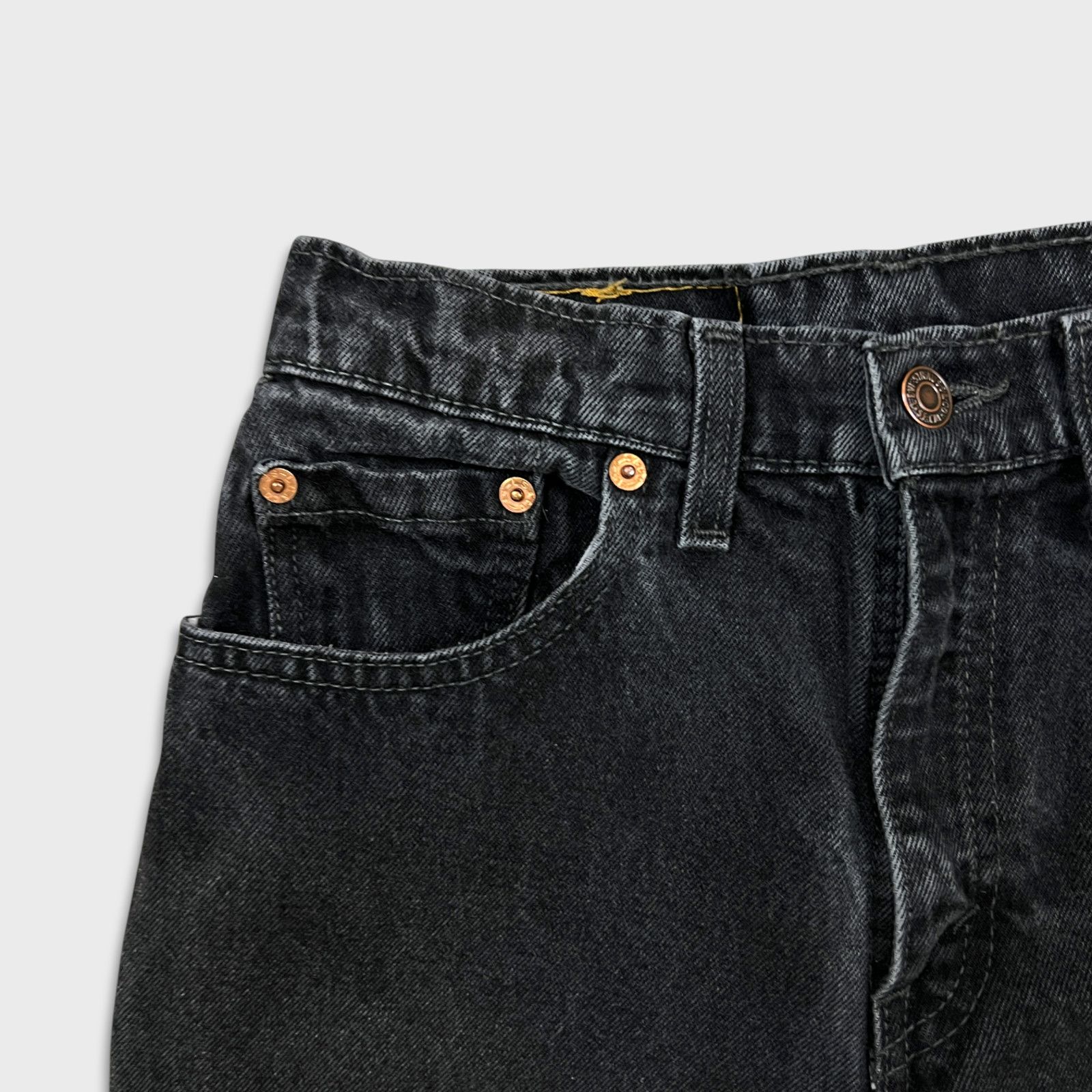 Levi's × Vintage Vintage Levi's 550 Jeans 27x30 Relaxed Fit Tapered 90s Denim Size 27" / US 4 / IT 40 - 3 Thumbnail