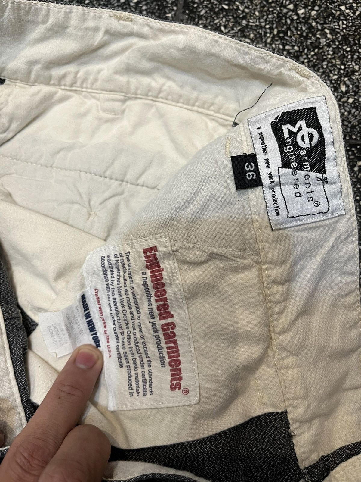 Engineered Garments Engineered Garments, Work Trouser Grey Stopper! Size US 36 / EU 52 - 7 Thumbnail