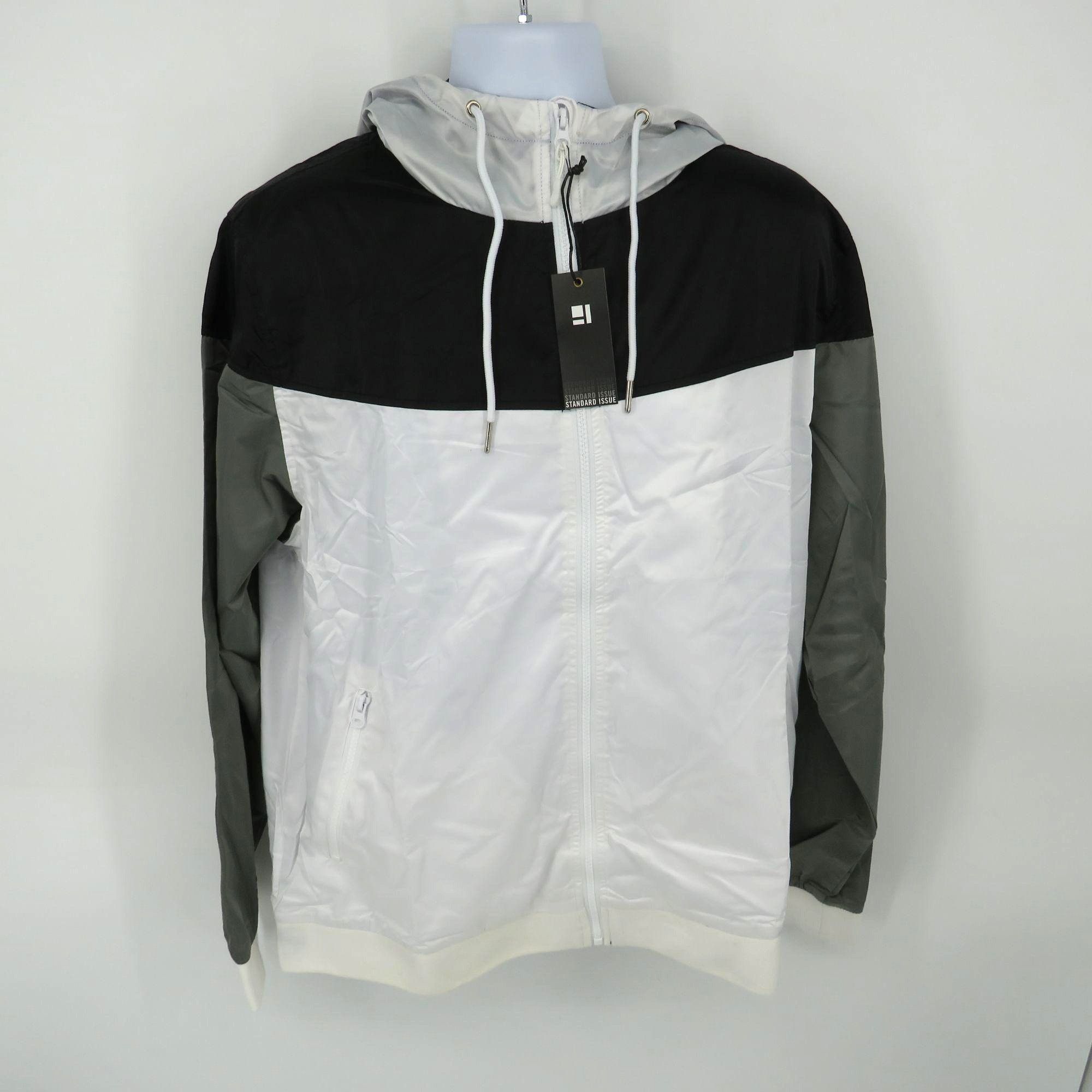Standard Issue Standard Issue Color Block Men's Nylon Hooded Jacket XL NWT Size XL / US 12-14 / IT 48-50 - 1 Thumbnail