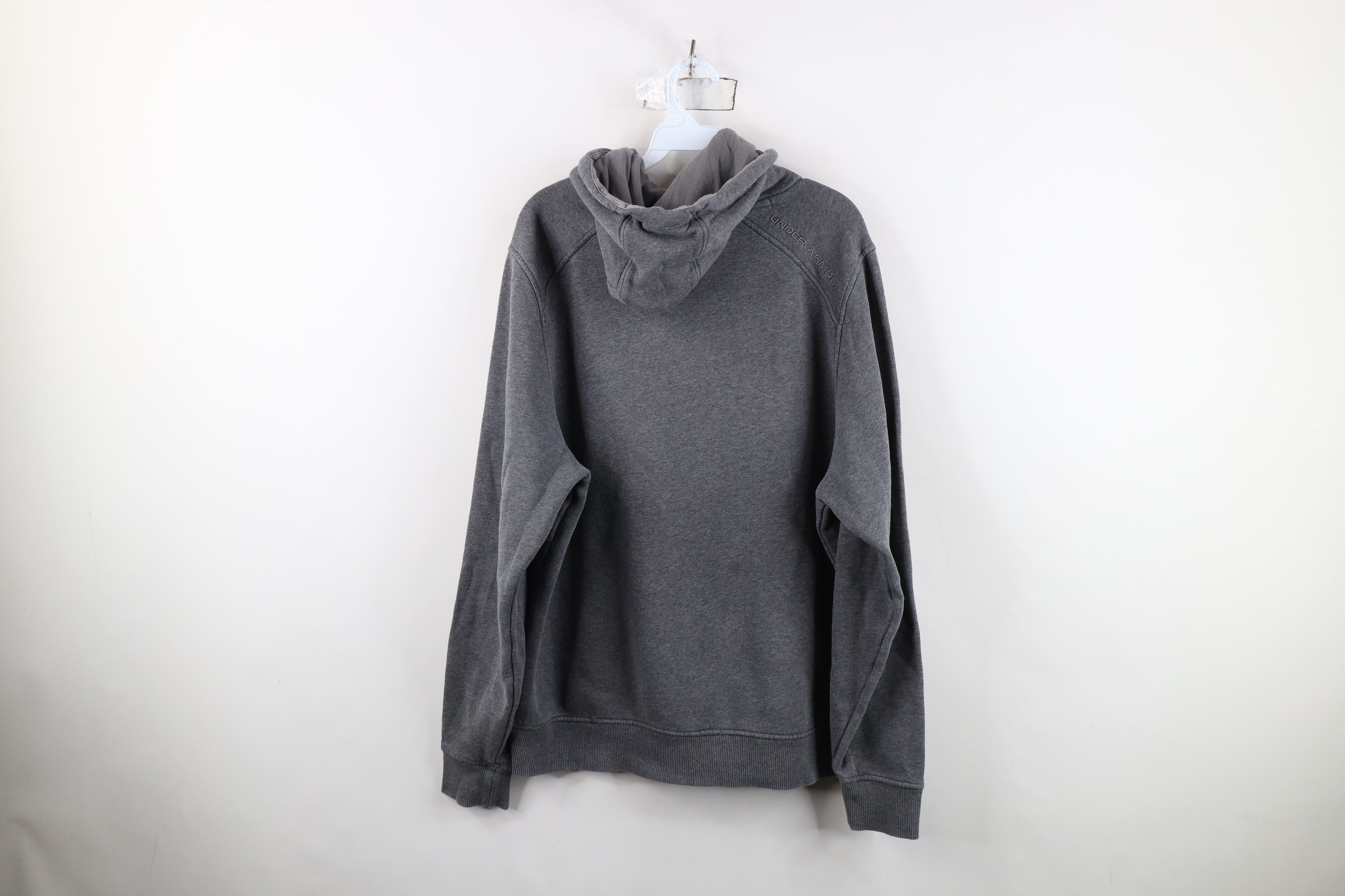 Under Armour Under Armour Center Logo Heavyweight Hoodie Sweatshirt Gray Size US L / EU 52-54 / 3 - 10 Thumbnail