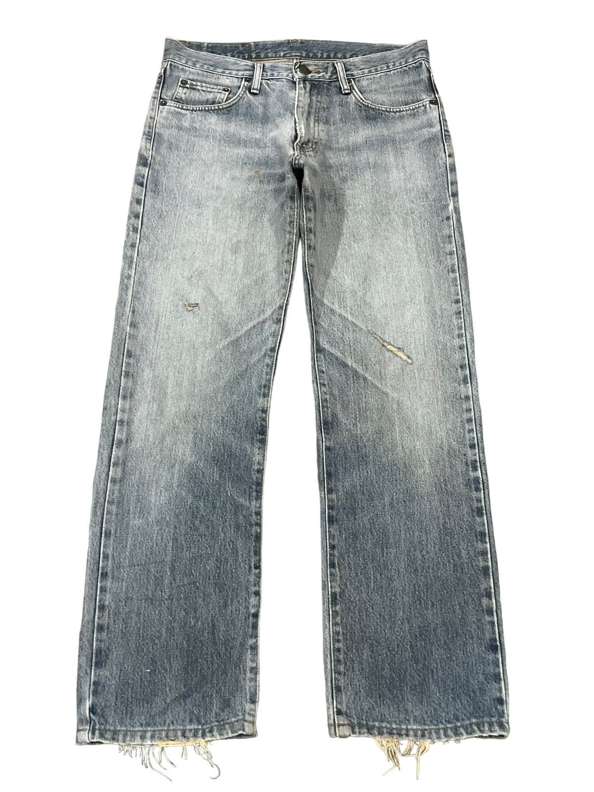 Edwin Vintage Edwin Extra Extreme Fade Wash Distressed Loose Jeans Size US 32 / EU 48 - 1 Thumbnail