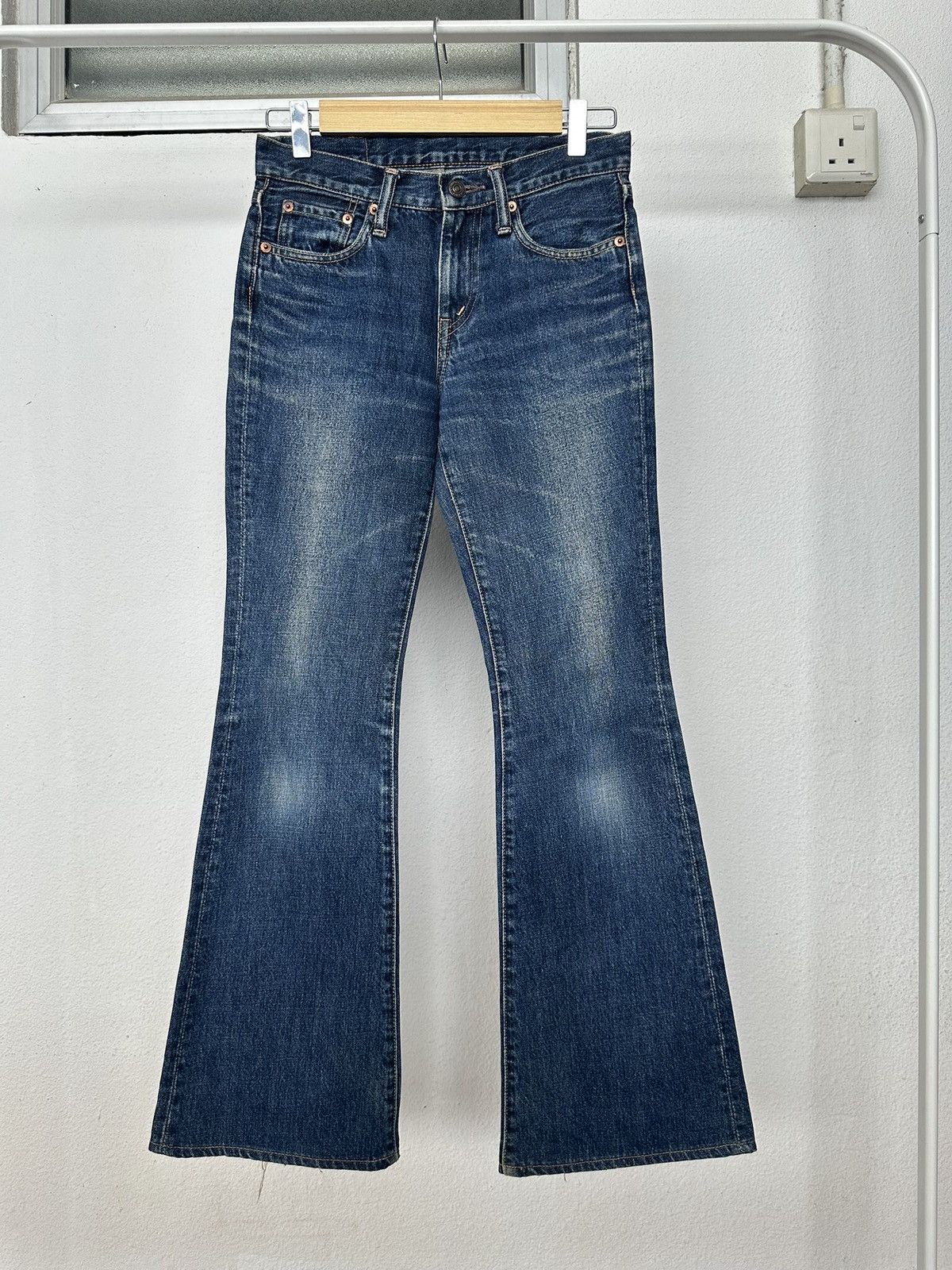 Kapital Early 00's Kapital flared raw denim jeans Size US 28 / EU 44 - 9 Thumbnail
