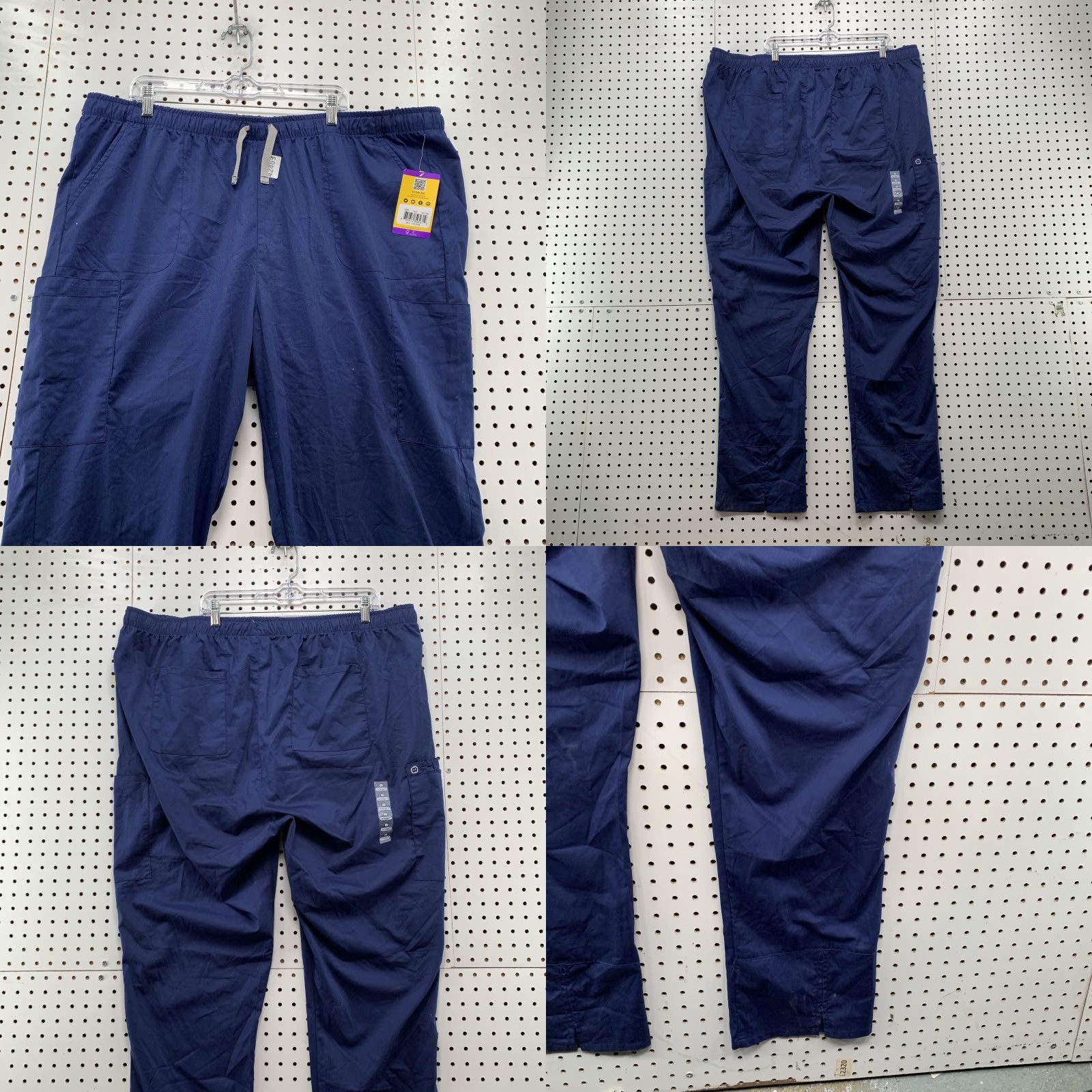 Vintage VINTAGE WonderWink Scrub Bottom Womens 3XL Blue Navy 44X33 Scrub Bottoms Womens 3XL Blue Size 36" / US 14 / IT 50 - 8 Thumbnail