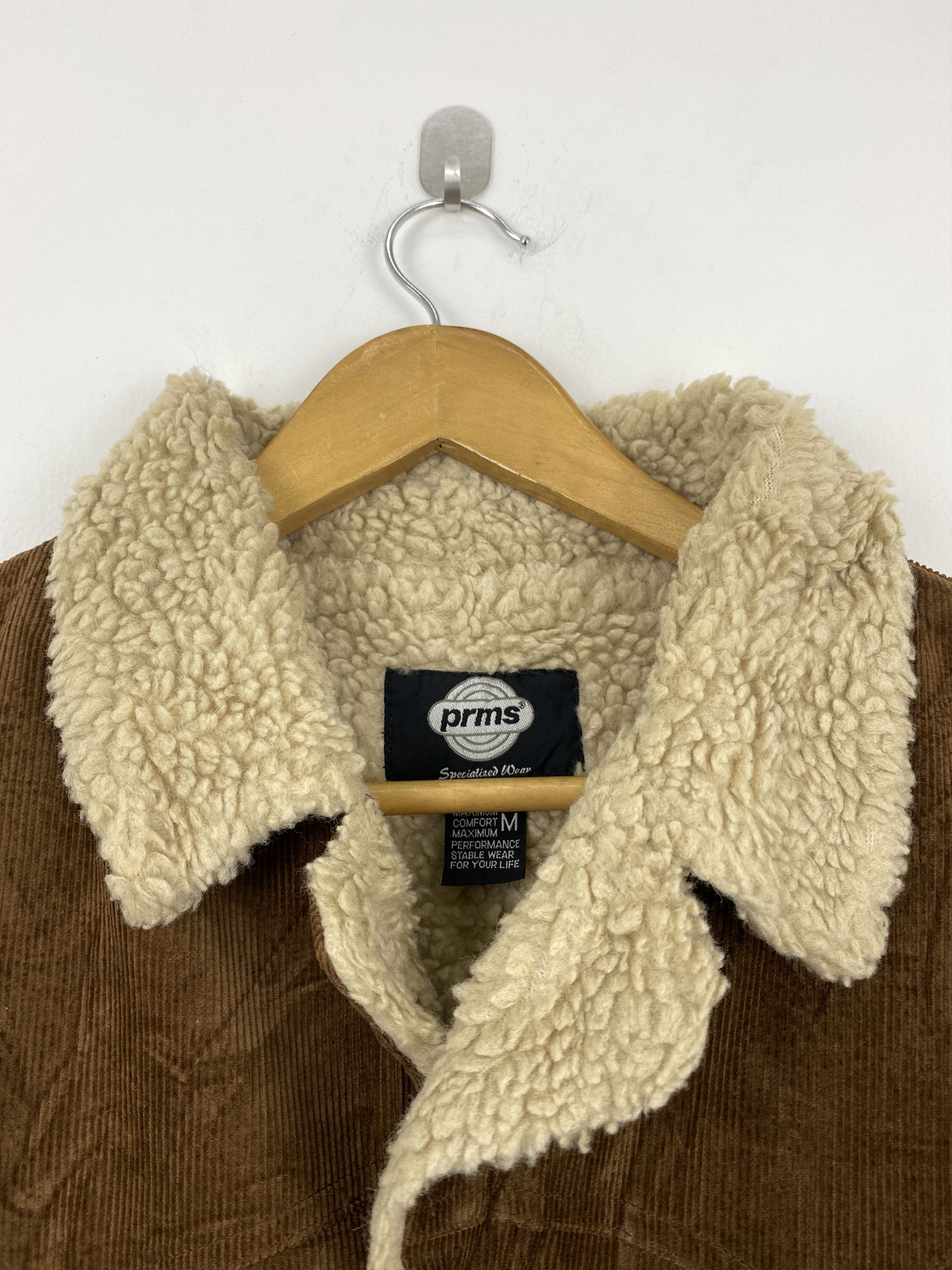 Japanese Brand Vintage 80s PRMS Japan Sherpa Suede Leather Jacket J2036 Size US M / EU 48-50 / 2 - 6 Thumbnail