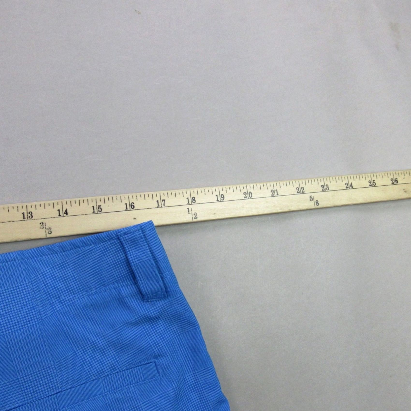 Callaway Callaway Shorts Mens 34 Pockets Button Lightweight Outdoors Chino Plaid Blue Size US 34 / EU 50 - 7 Thumbnail