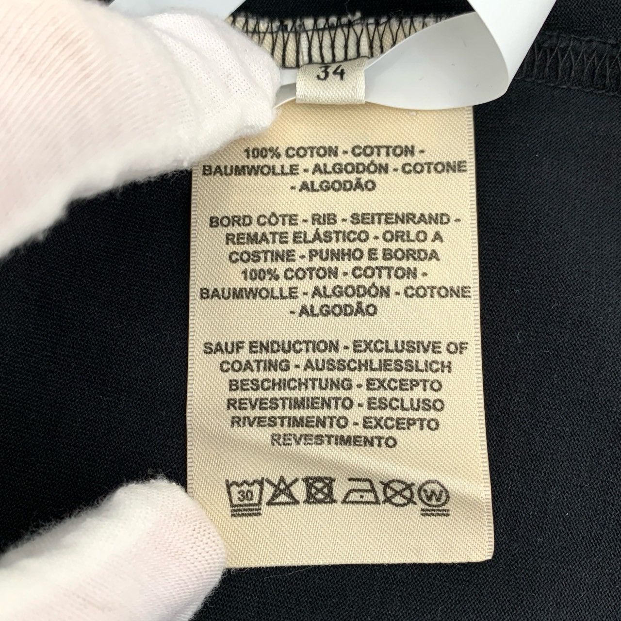 Hermes Hermès T-Shirt Graphic Black Cotton Crewneck (Size XXS) Size XXS / US 00 / IT 34 - 4 Thumbnail
