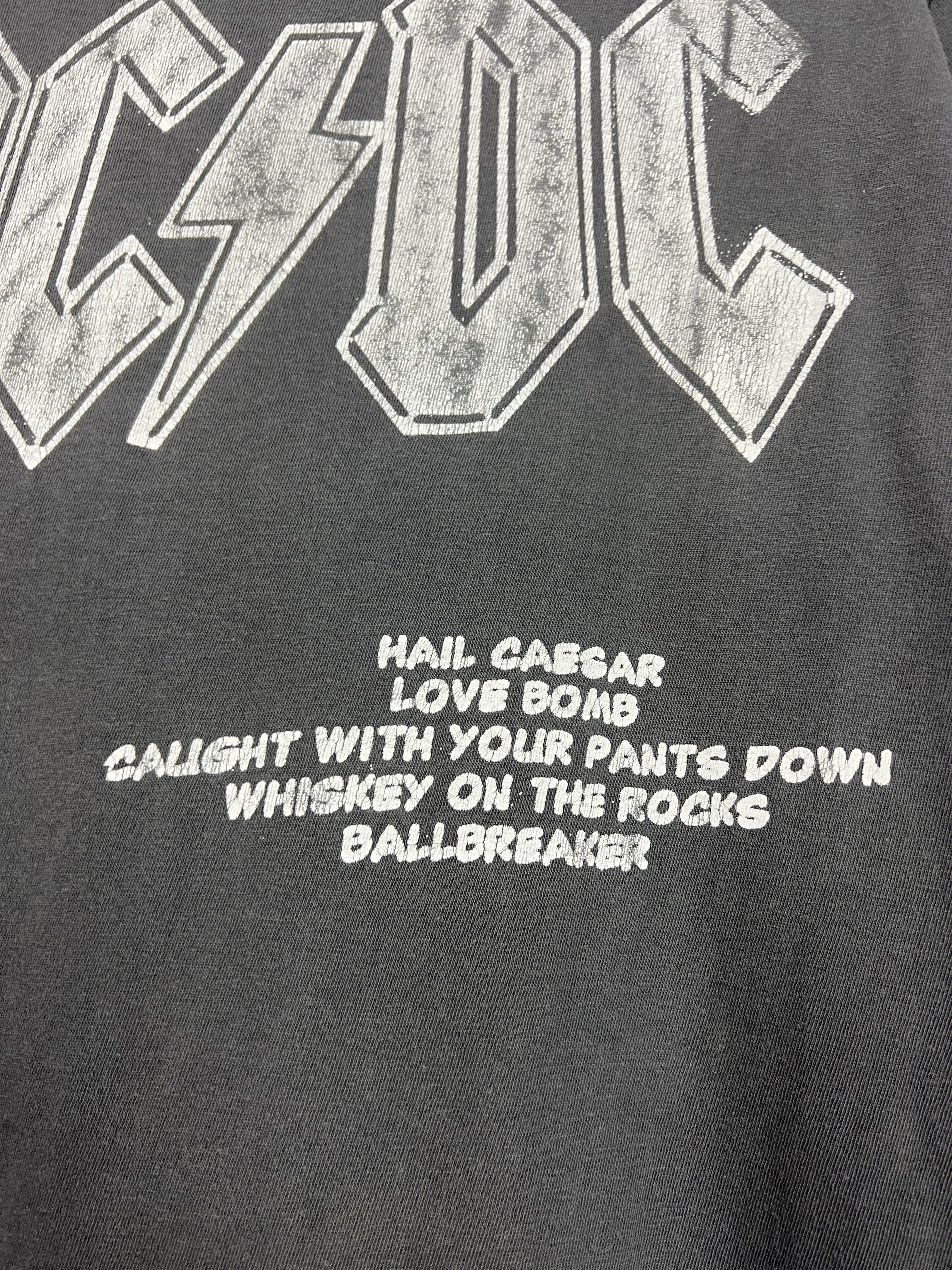 Vintage Vintage 90's Ac/Dc Ballbreaker Tour Concert Band Tee Shirt Size US M / EU 48-50 / 2 - 11 Thumbnail