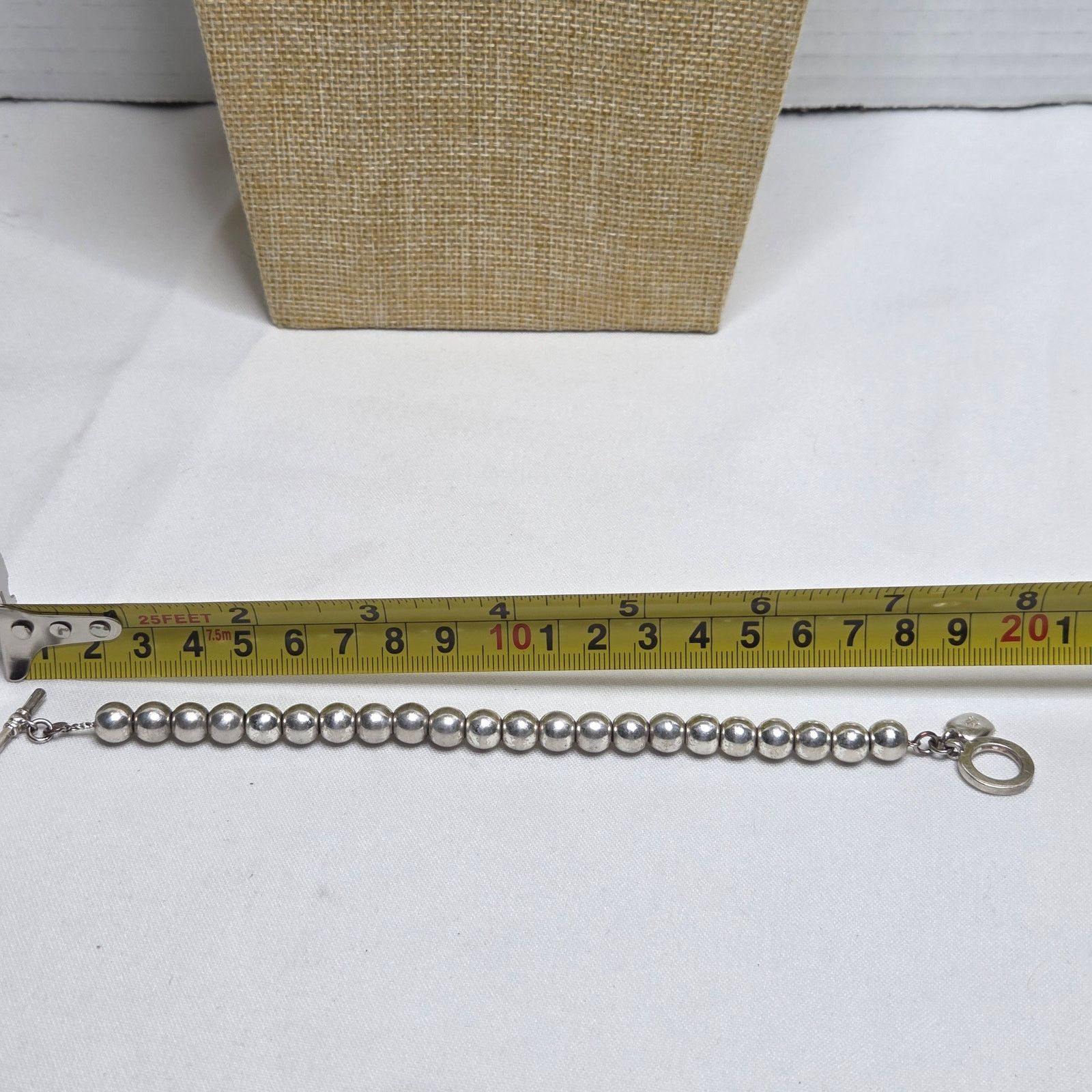 Lauren Ralph Lauren Vintage Ralph Lauren Silver-Tone Beaded Bracelet Jewelry Size ONE SIZE - 7 Thumbnail