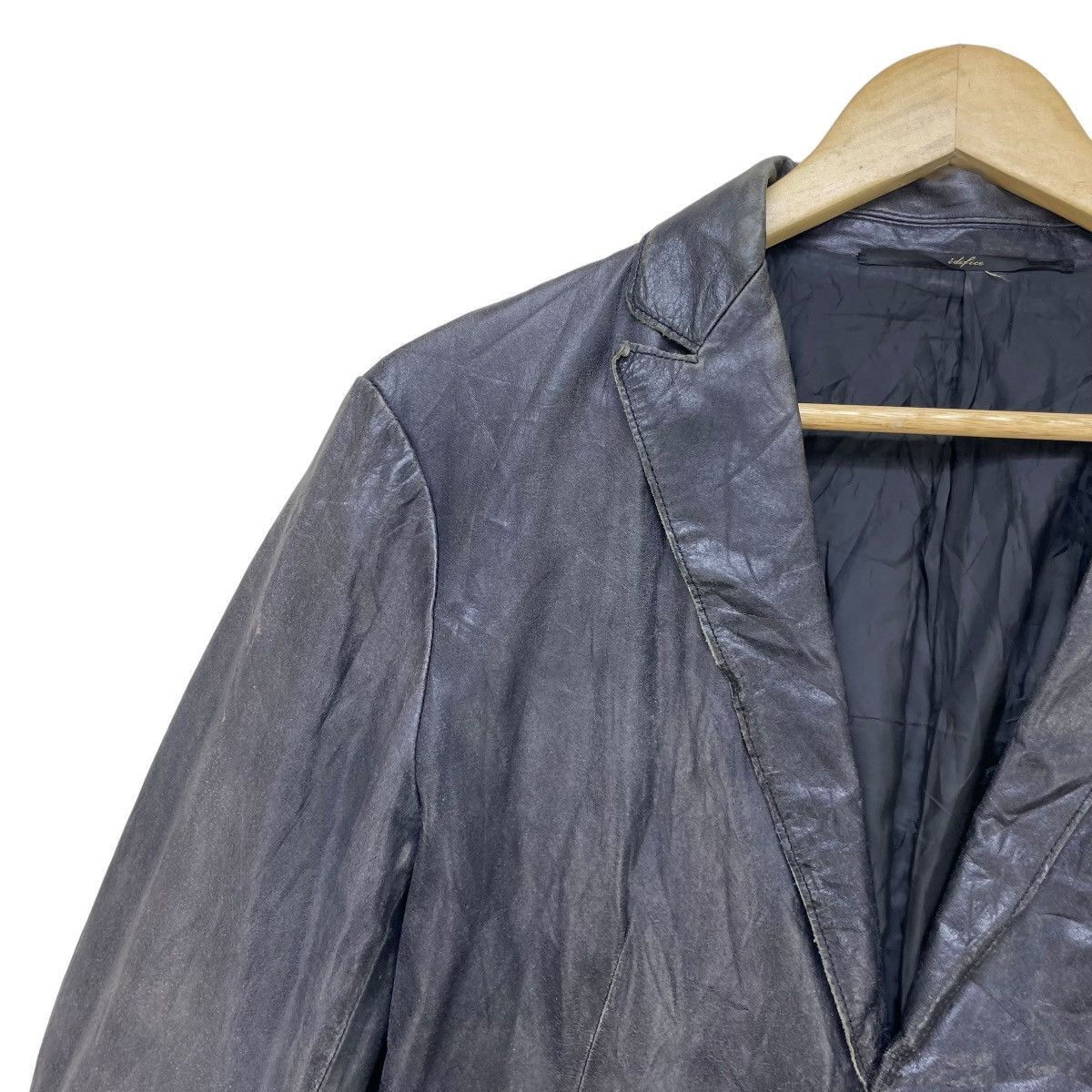 Edifice Japan × KMRii Italian Designer Edifice Horse Hide Leather Jacket Size M / US 6-8 / IT 42-44 - 5 Thumbnail