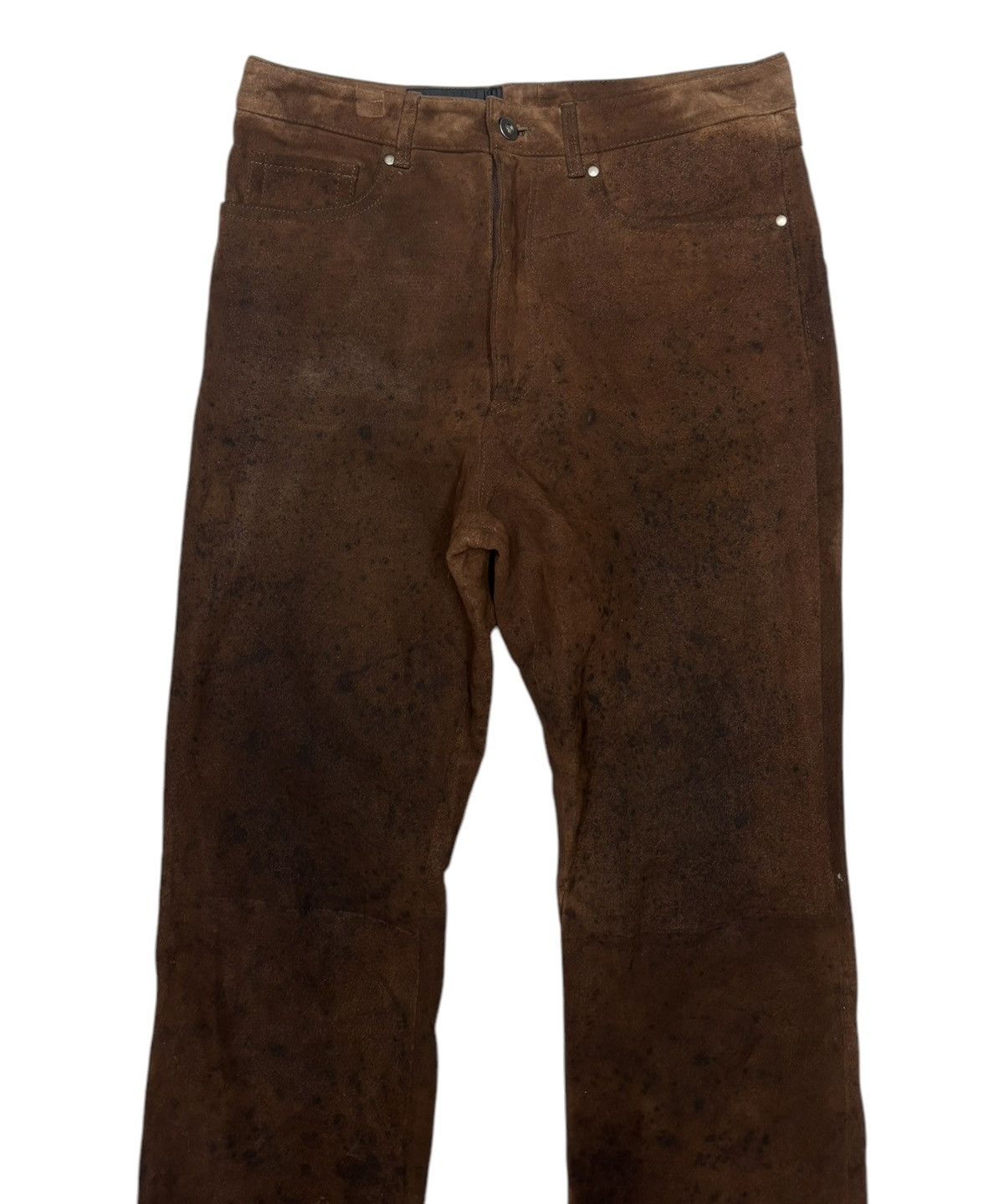 Genuine Leather Vintage Monsieur Nicole Cowhide Leather Pants Cowboy Size US 30 / EU 46 - 7 Thumbnail