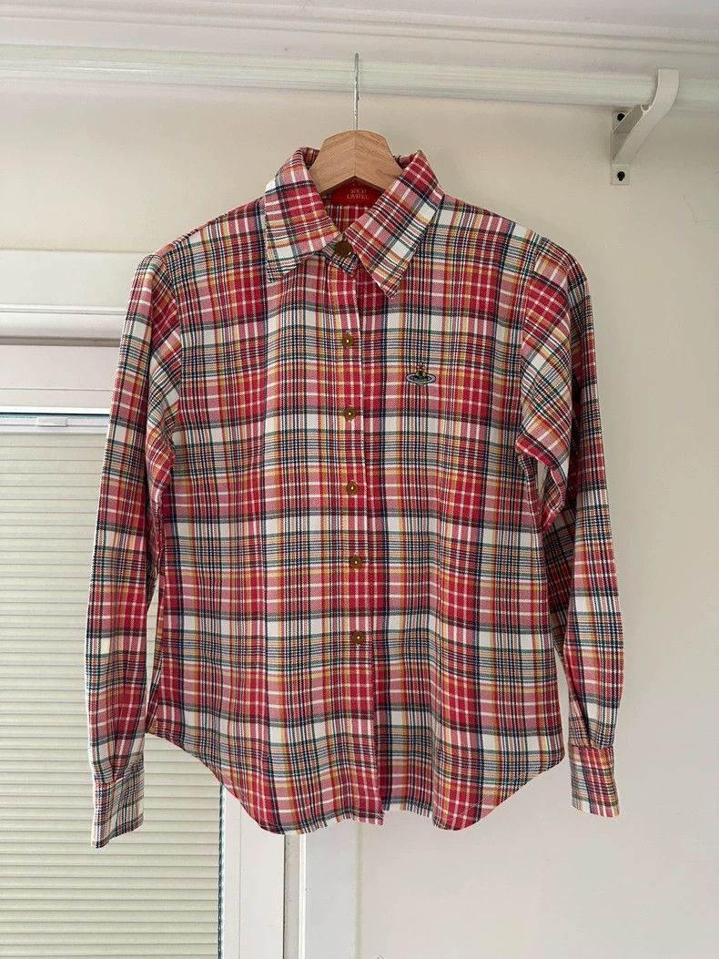 Vivienne Westwood Vivienne Westwood Vintage Plaid Shirt - dmc Size US M / EU 48-50 / 2 - 1 Thumbnail