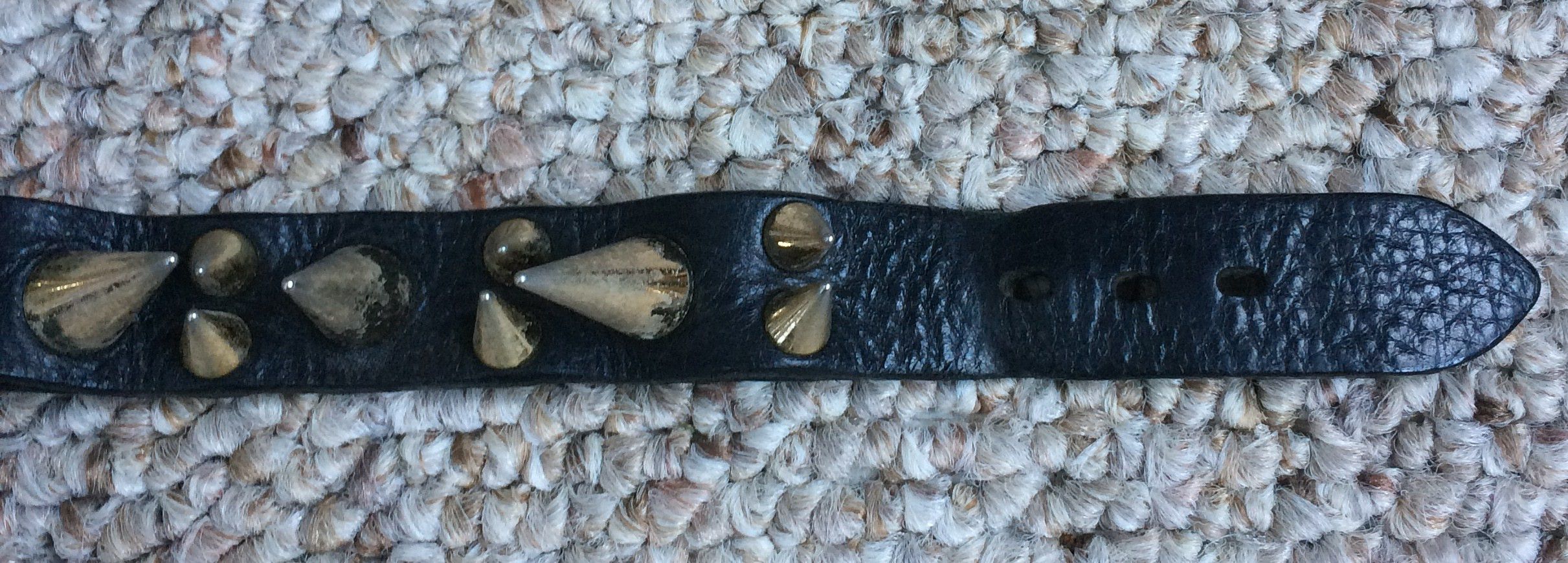Undercover Undercover Studded Spiked Leather Bracelet Size ONE SIZE - 5 Thumbnail
