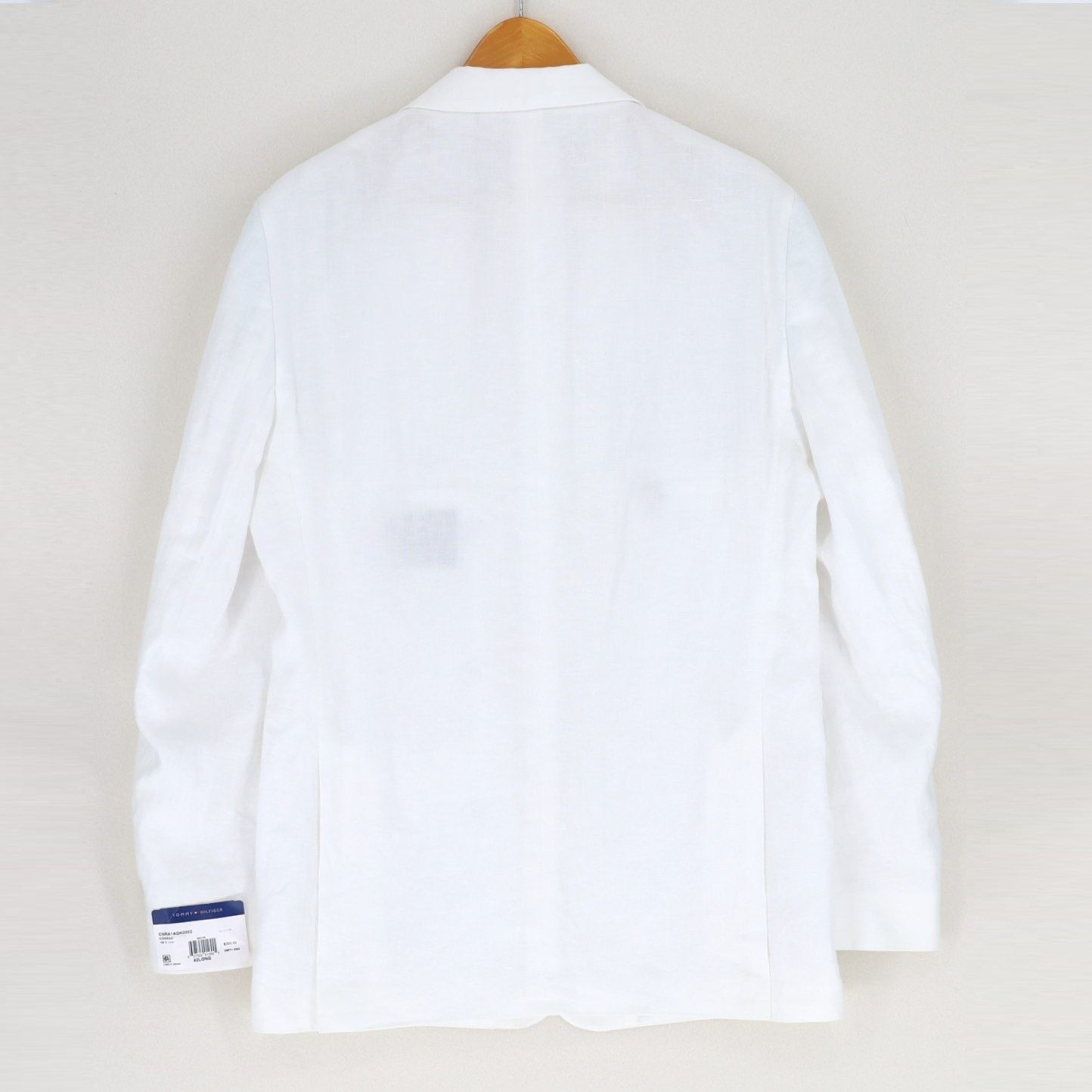 Tommy Hilfiger Tommy Hilfiger Men's White Linen Suit Sport Coat Size 42L Size 42L - 5 Thumbnail