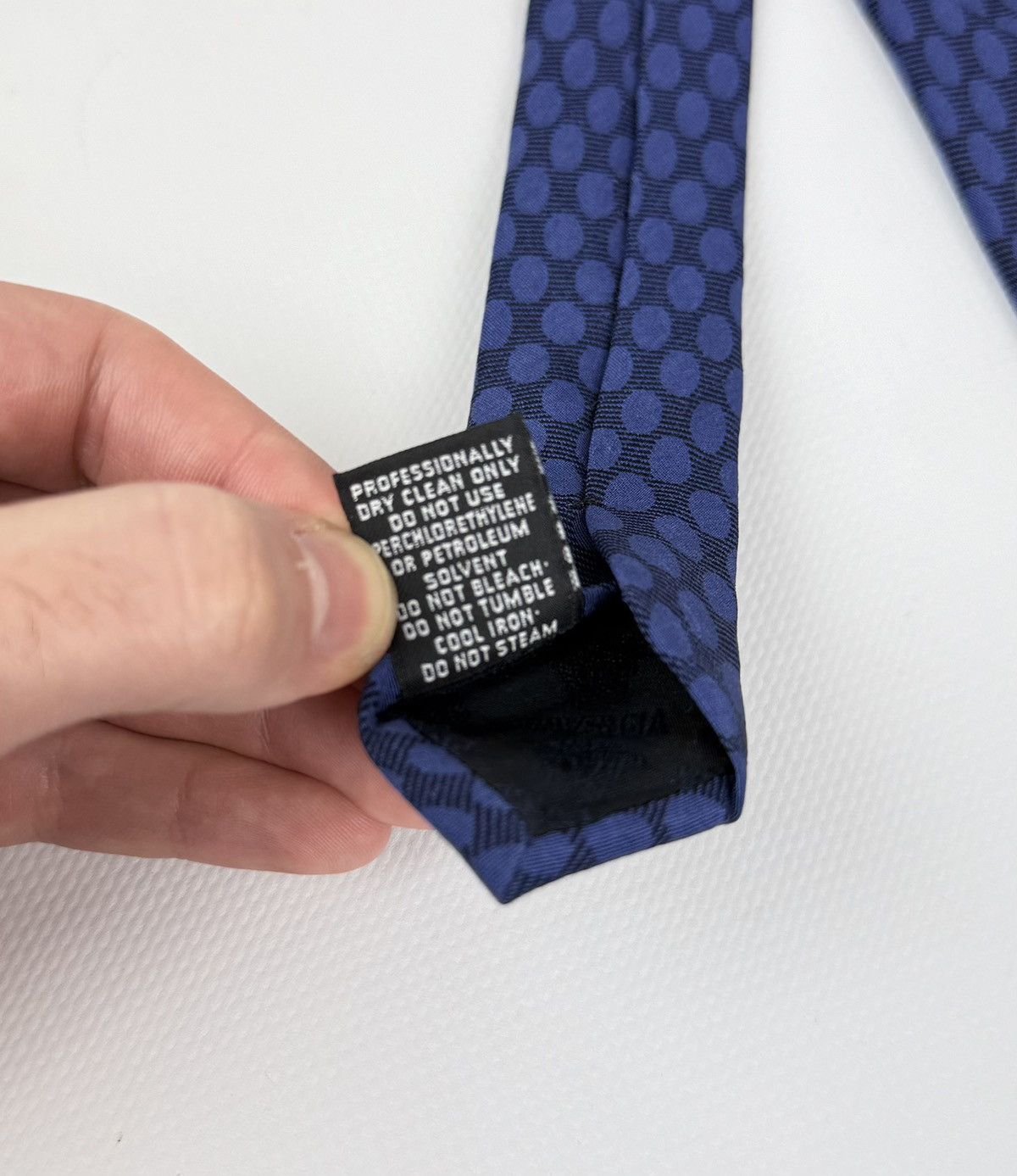 Versace Gianni Versace 100% silk Tie Blue Necktie for Men Top Luxury Size ONE SIZE - 11 Thumbnail