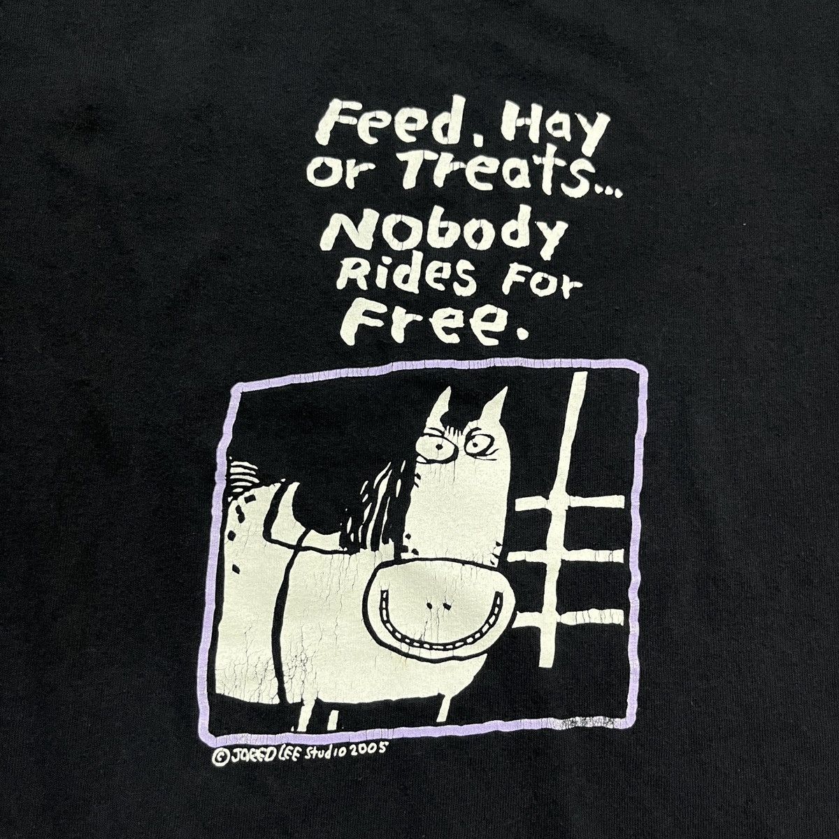 Vintage Vintage Art Humor Horse T Shirt Size US S / EU 44-46 / 1 - 3 Thumbnail