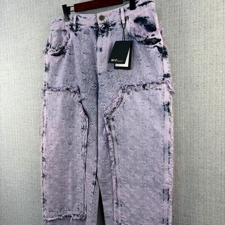 Louis Vuitton Louis Vuitton SS23 Fringe Destroying Presbyopia Full Print Size US 33 - 2 Thumbnail